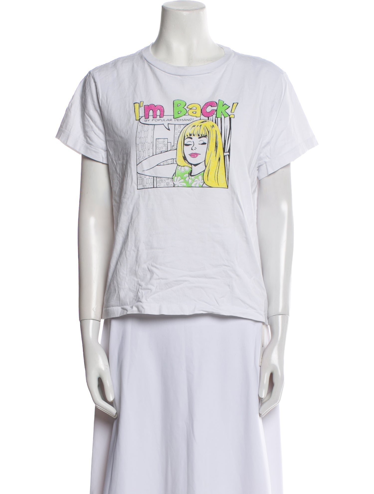 RE/DONE Graphic Print Crew Neck T-Shirt