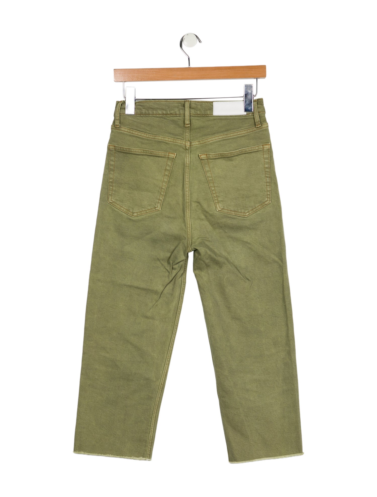 RE/DONE High-Rise Straight Leg Jeans