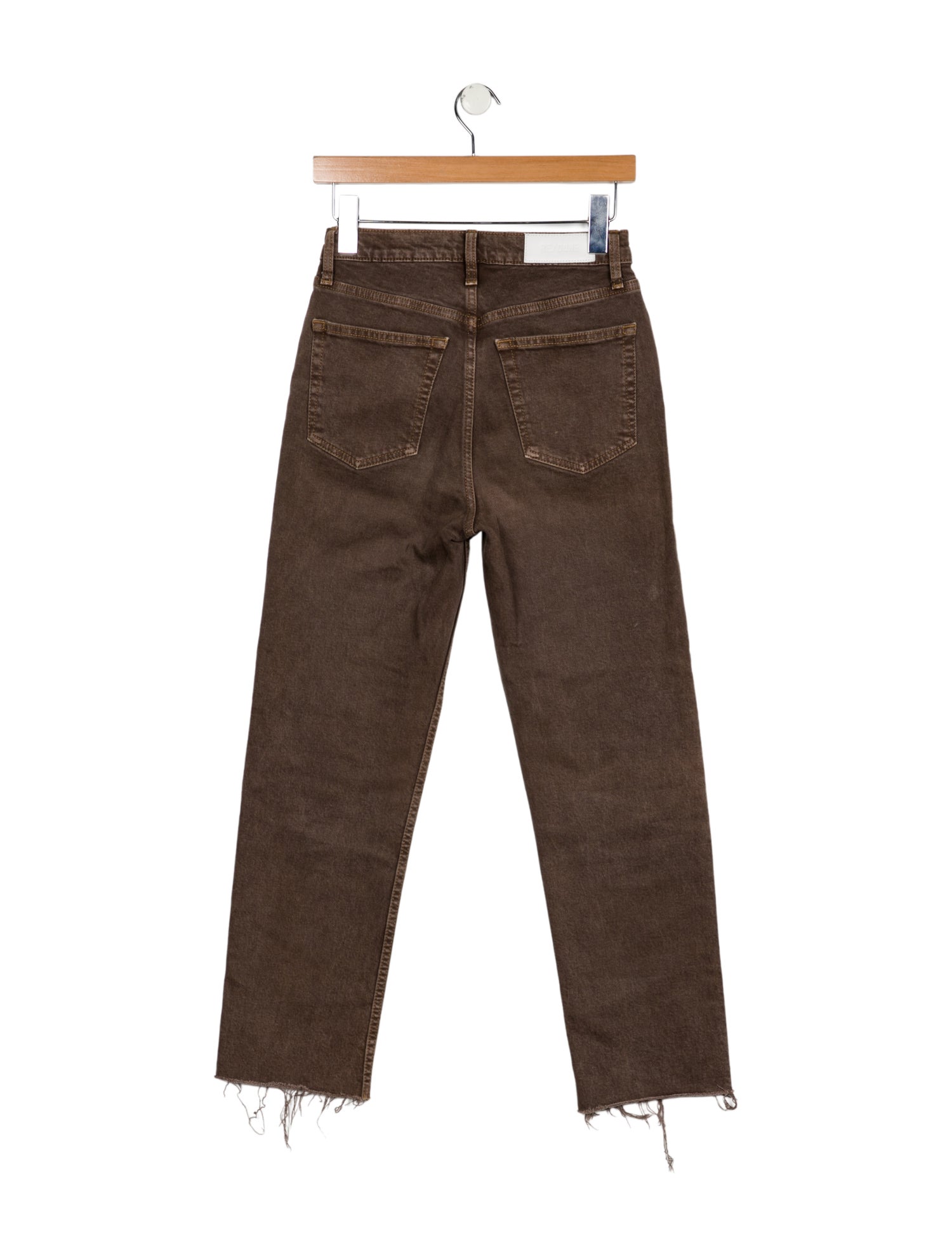 RE/DONE High-Rise Straight Leg Jeans