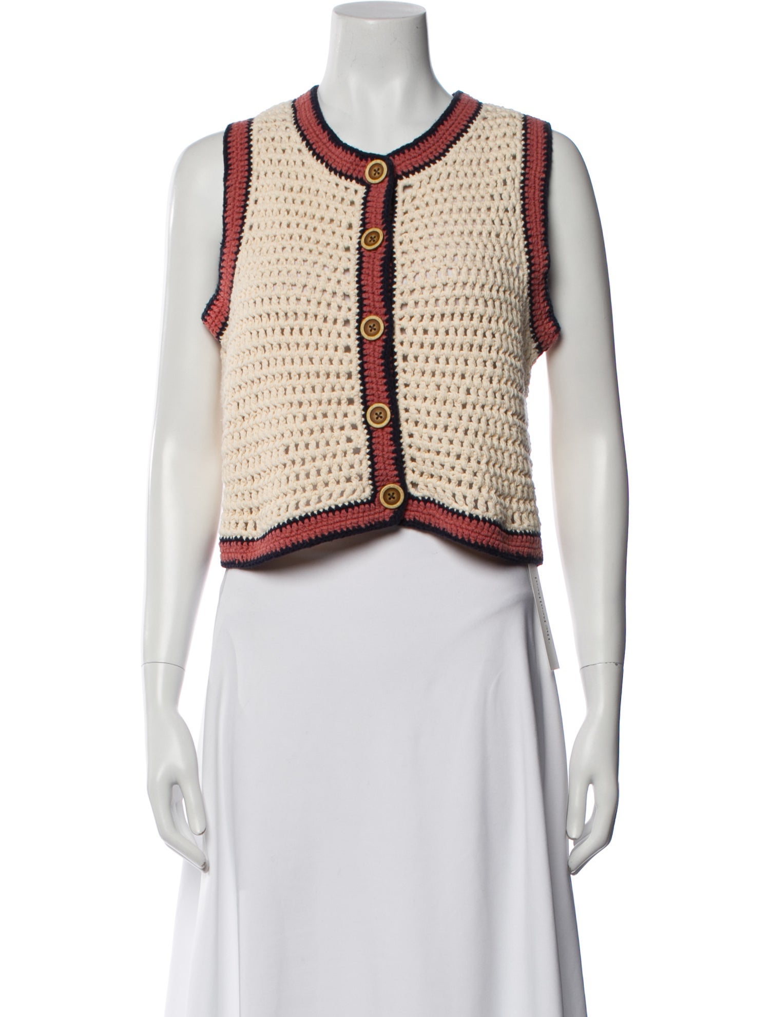 RE/DONE Printed Crew Neck Sweater