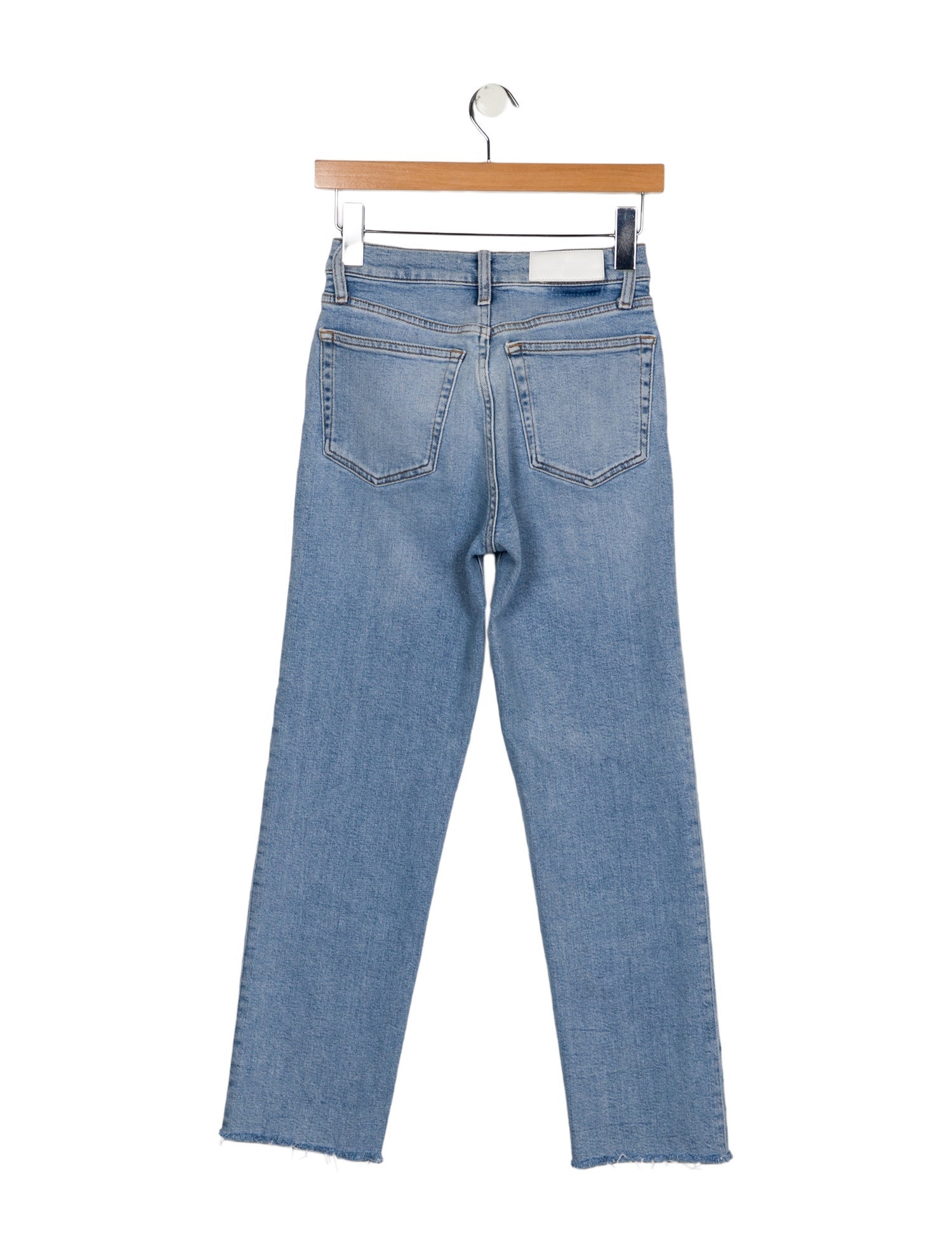 RE/DONE Mid-Rise Straight Leg Jeans