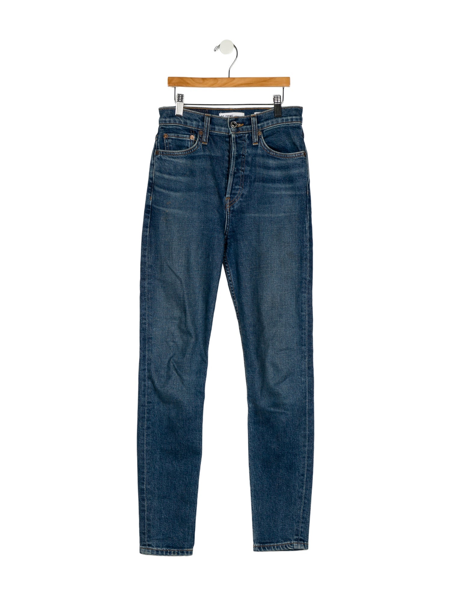 RE/DONE Mid-Rise Skinny Leg Jeans