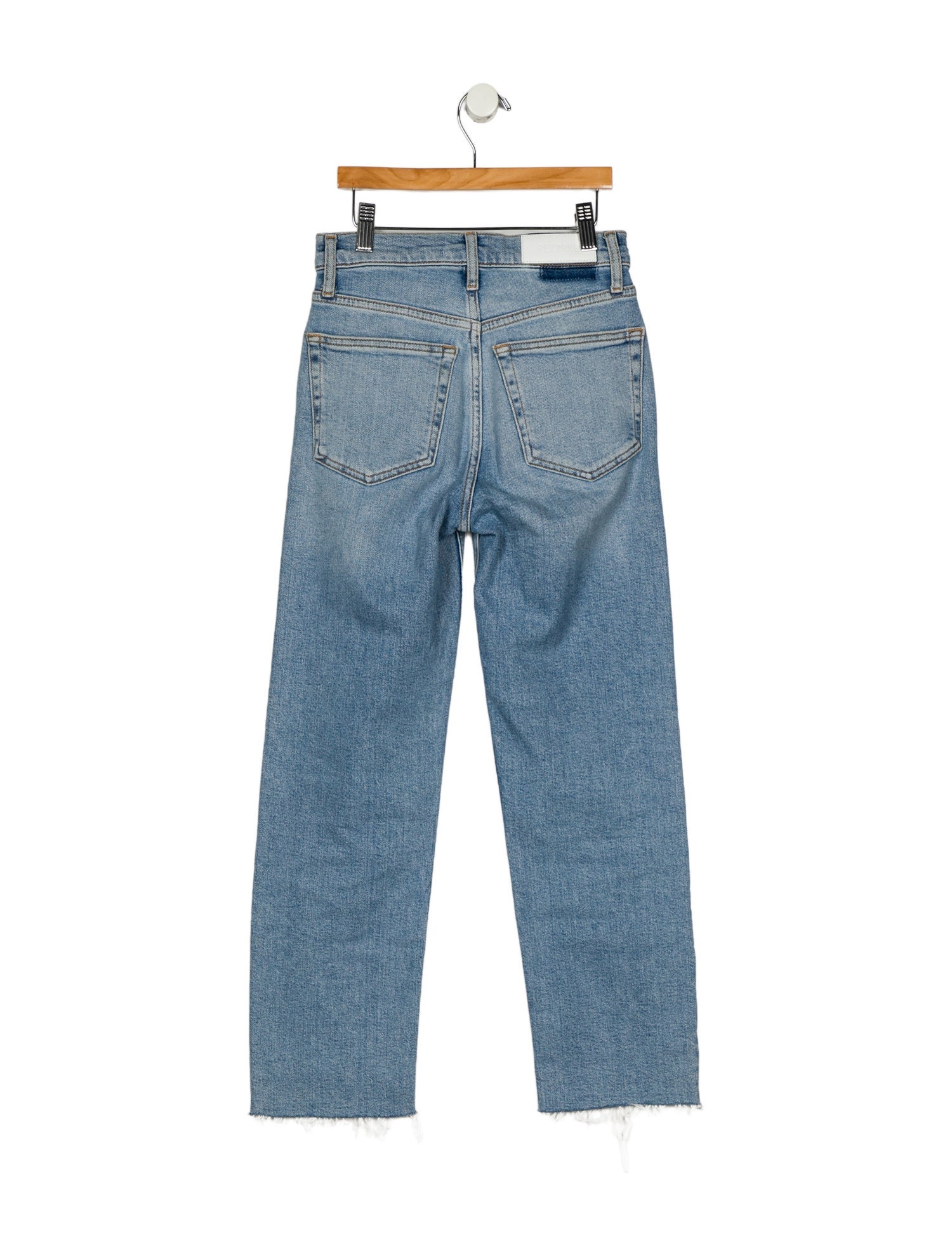 RE/DONE Mid-Rise Straight Leg Jeans