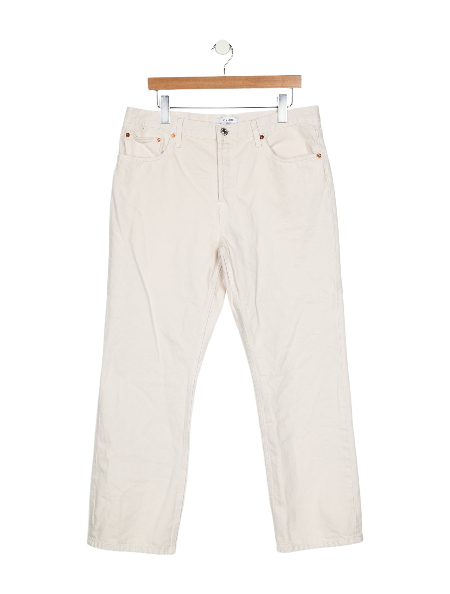 RE/DONE Mid-Rise Straight Leg Jeans
