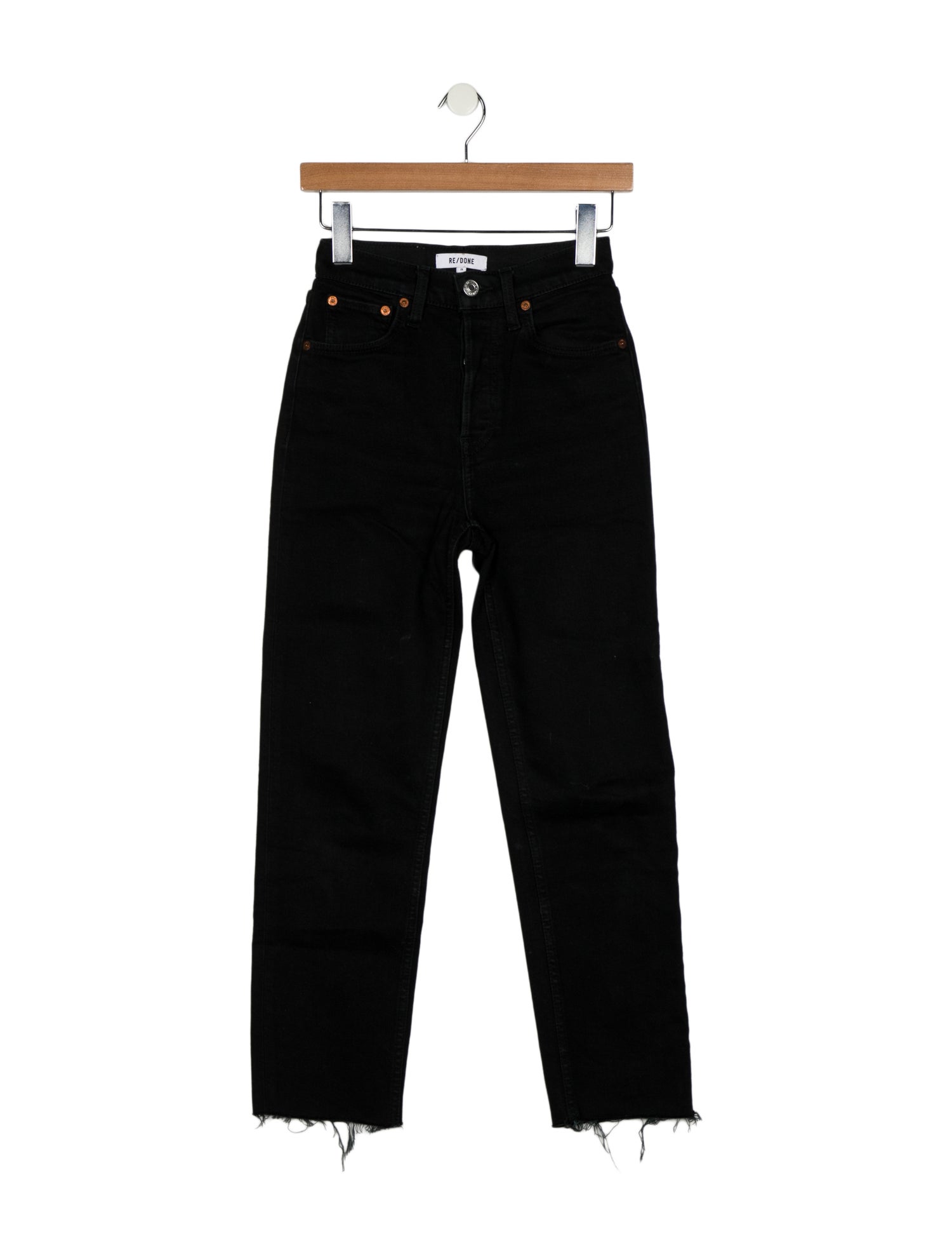 RE/DONE Mid-Rise Straight Leg Jeans
