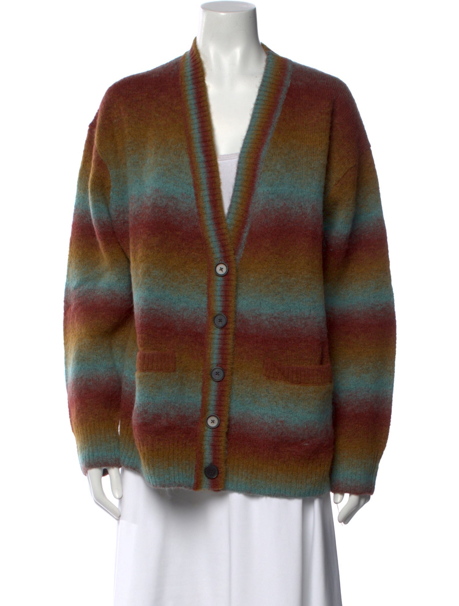 RE/DONE Wool Striped Sweater