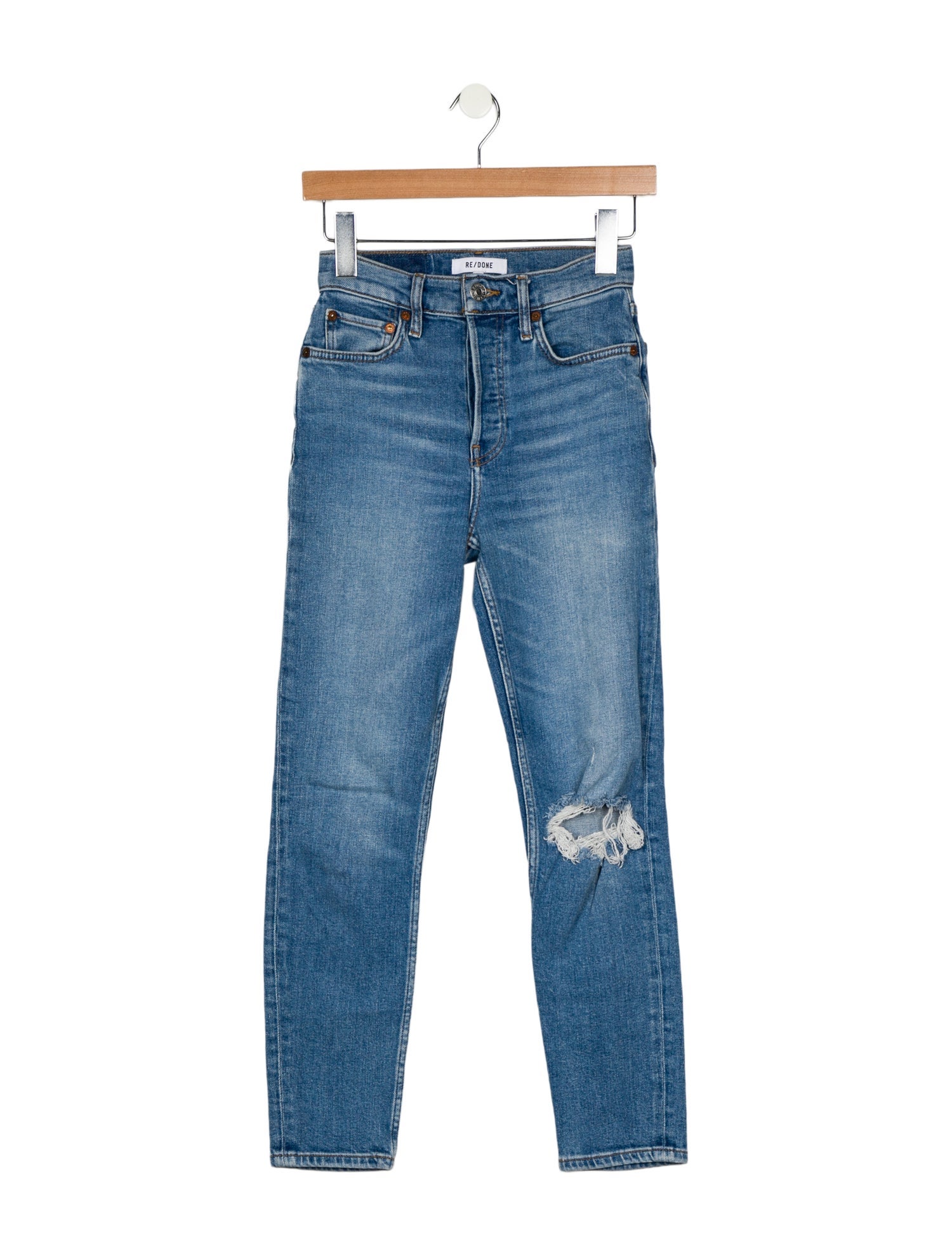 RE/DONE Mid-Rise Skinny Leg Jeans