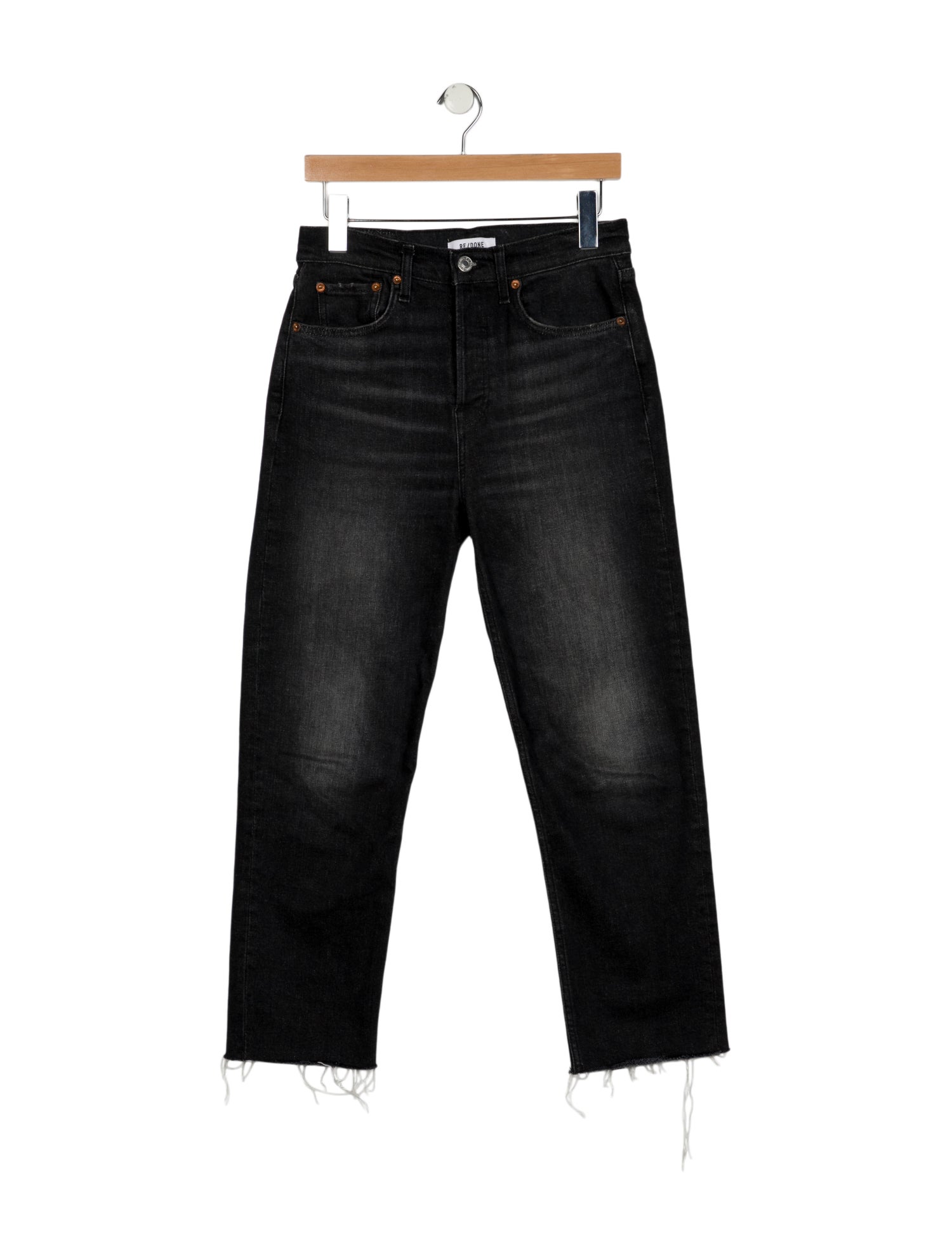 RE/DONE High-Rise Straight Leg Jeans