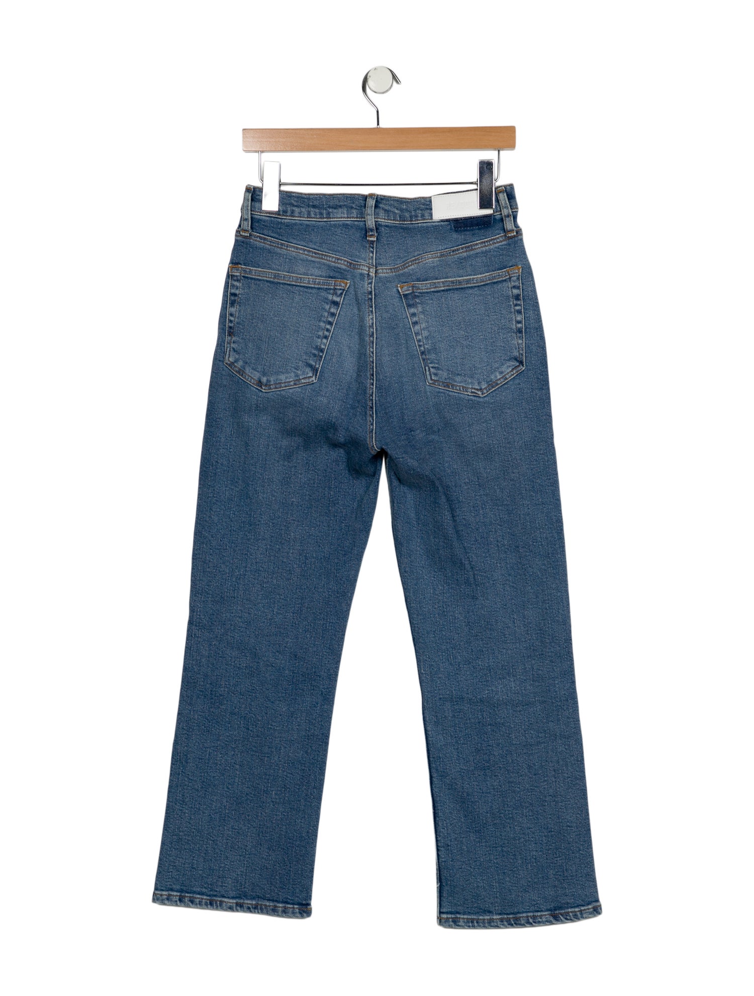 RE/DONE Mid-Rise Straight Leg Jeans