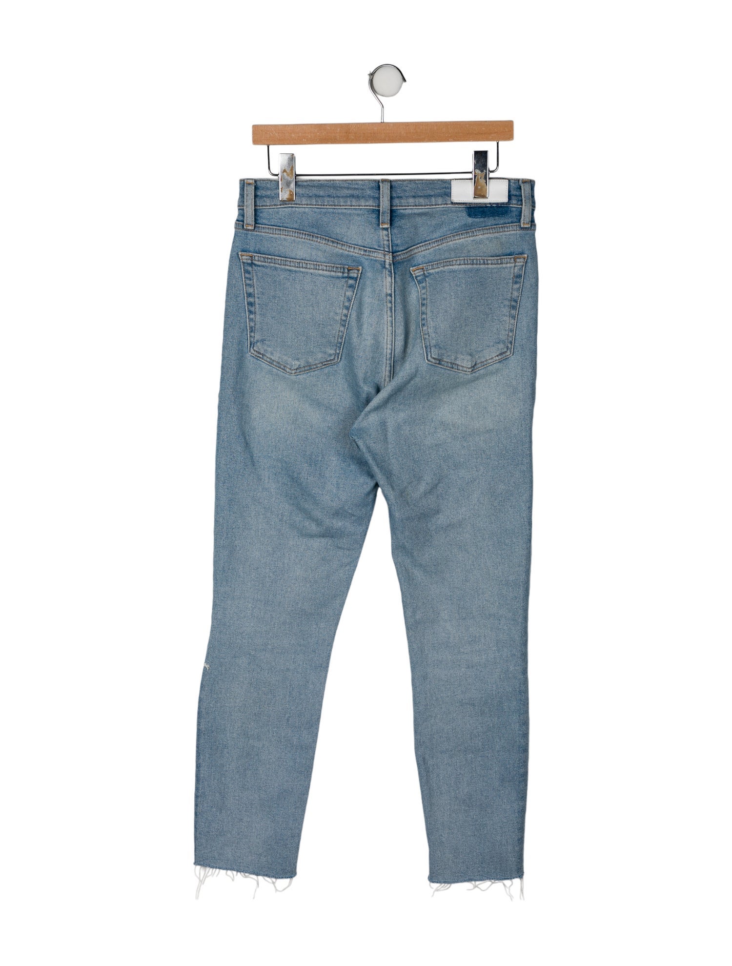 RE/DONE High-Rise Straight Leg Jeans