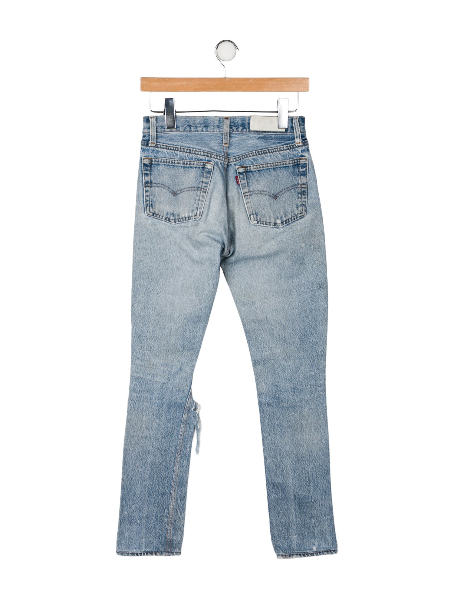 RE/DONE Mid-Rise Straight Leg Jeans