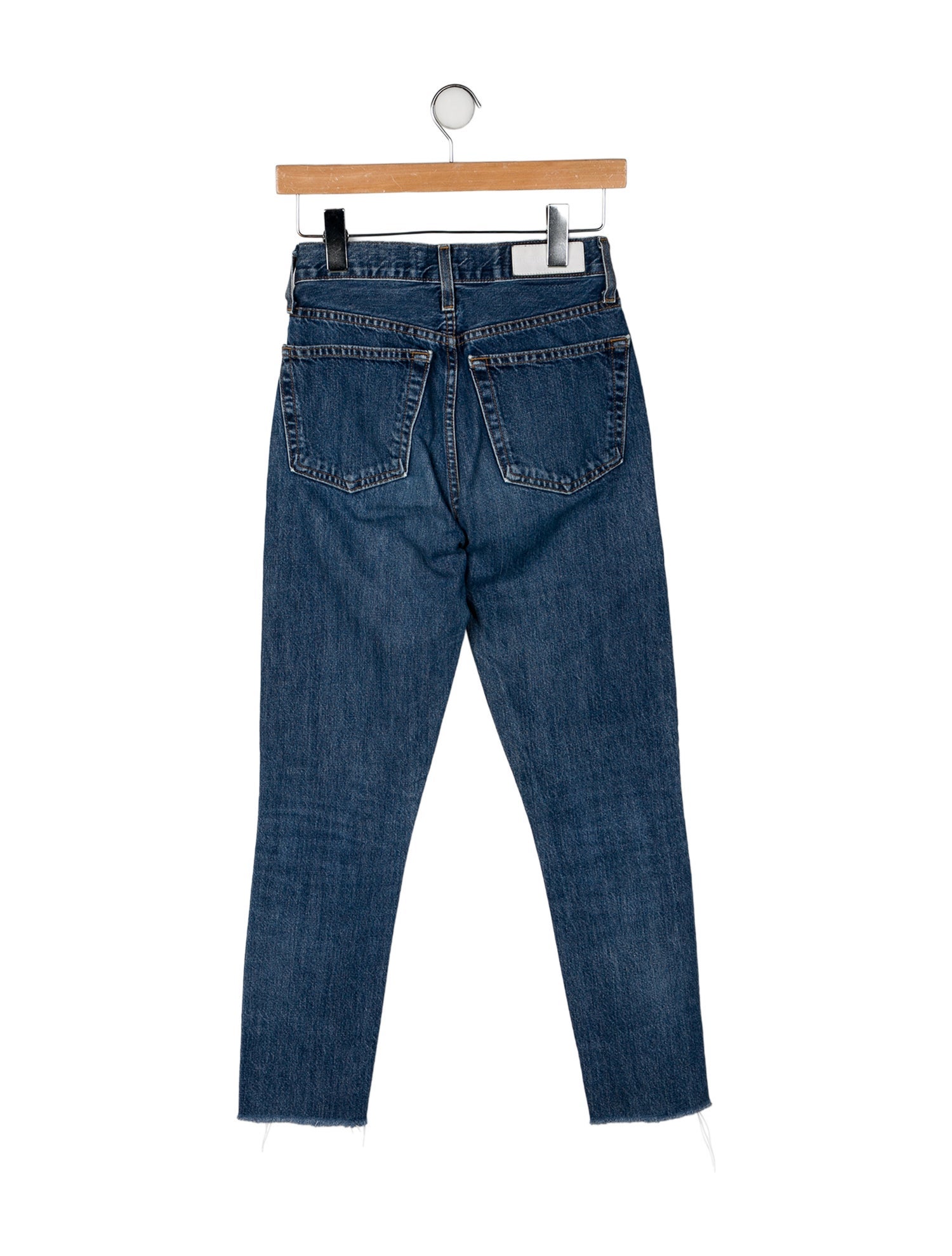 RE/DONE High-Rise Straight Leg Jeans