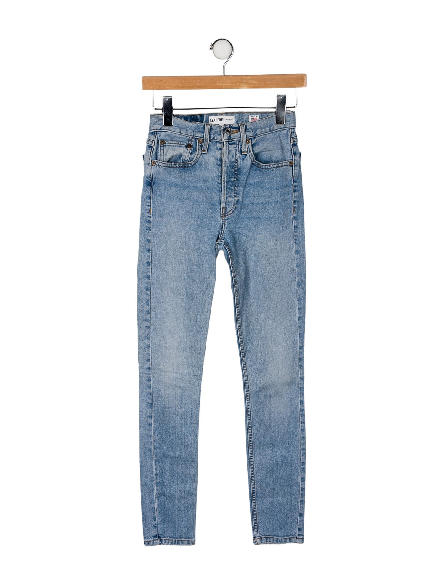 RE/DONE Mid-Rise Skinny Leg Jeans