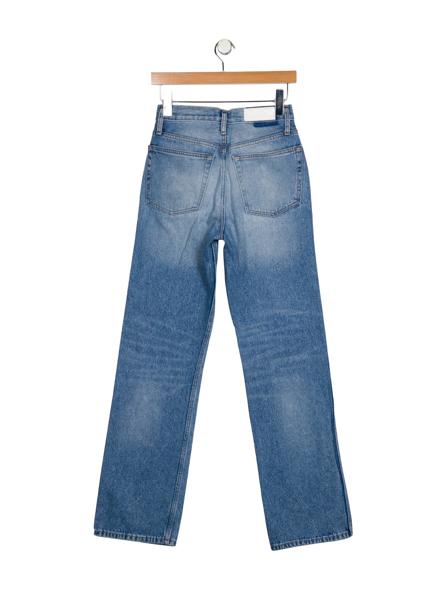 RE/DONE Mid-Rise Straight Leg Jeans