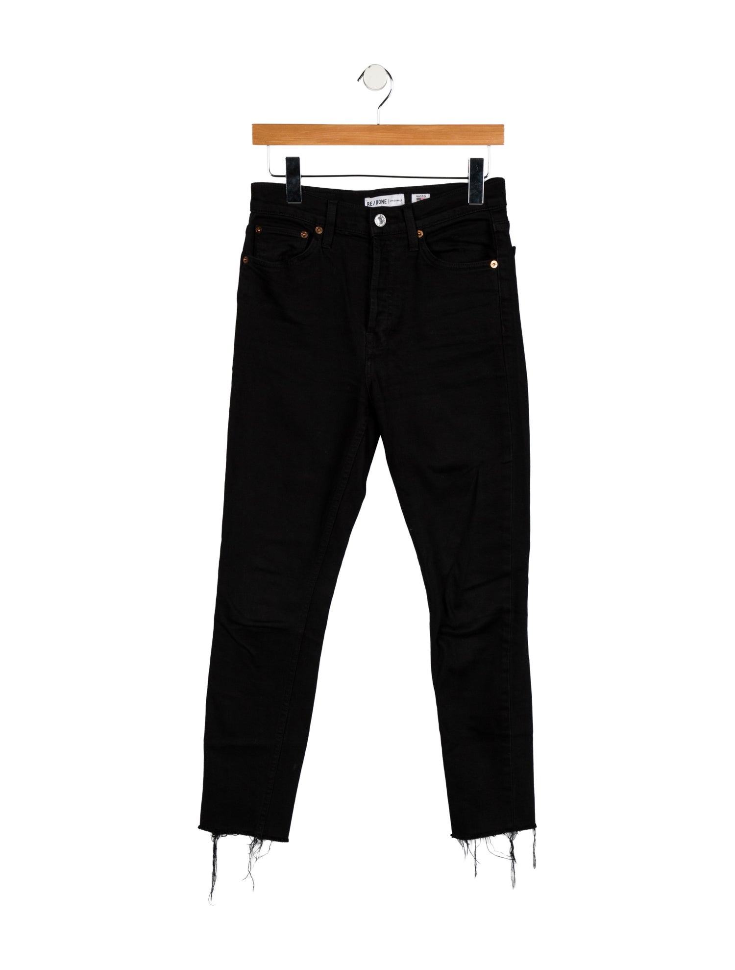 RE/DONE Mid-Rise Straight Leg Jeans