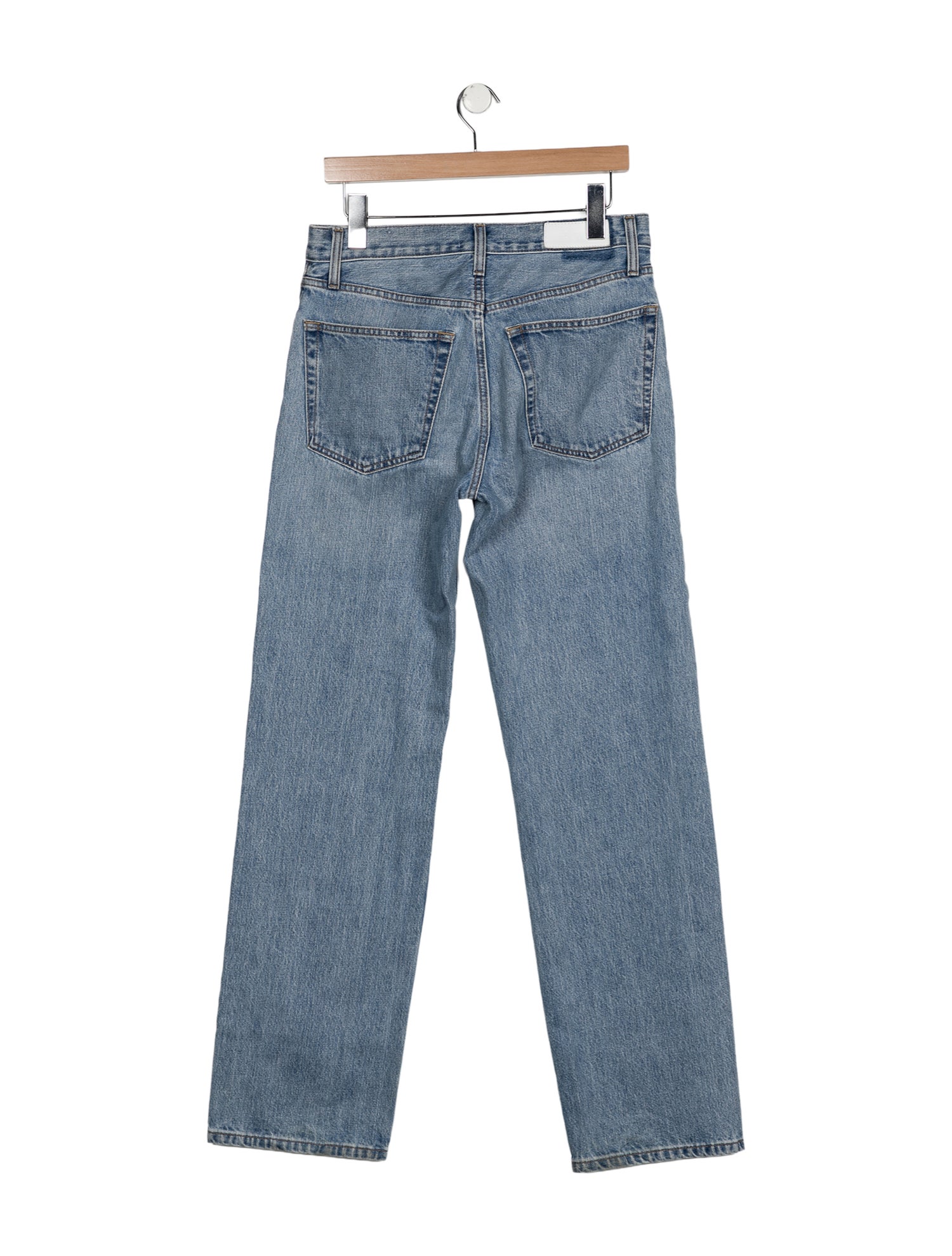 RE/DONE Mid-Rise Straight Leg Jeans