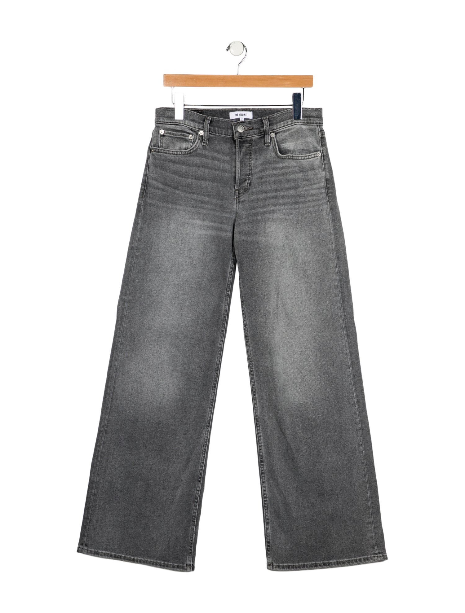 RE/DONE Mid-Rise Wide Leg Jeans