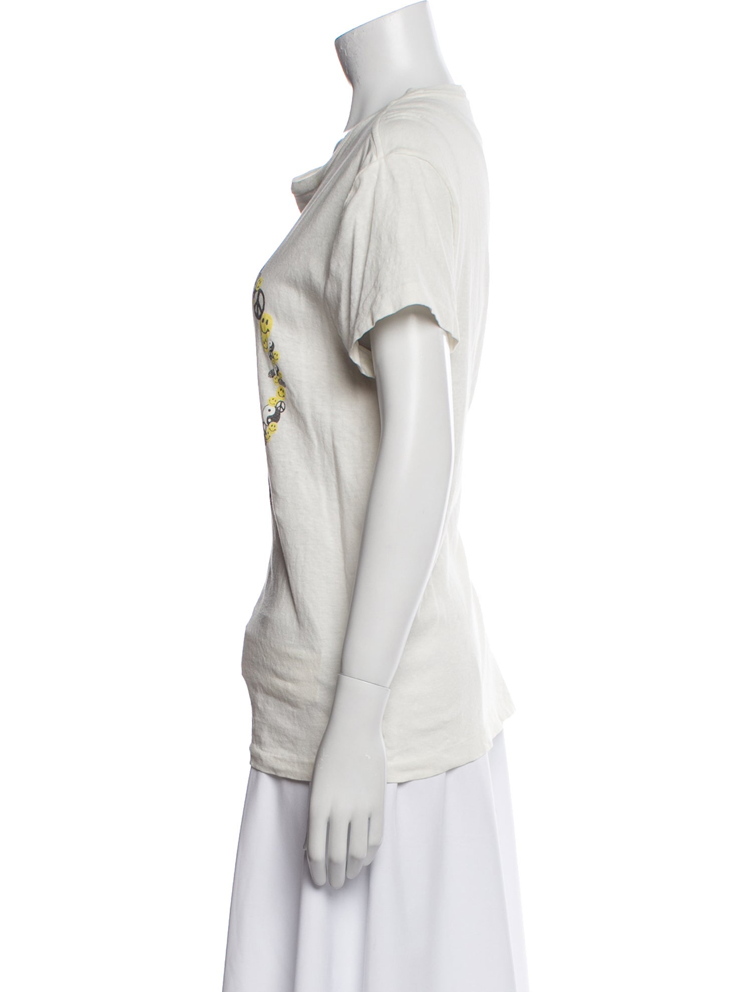 RE/DONE Graphic Print Crew Neck T-Shirt