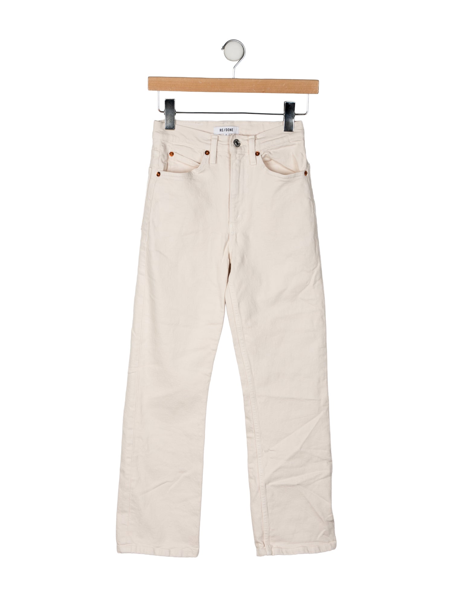 RE/DONE Mid-Rise Straight Leg Jeans