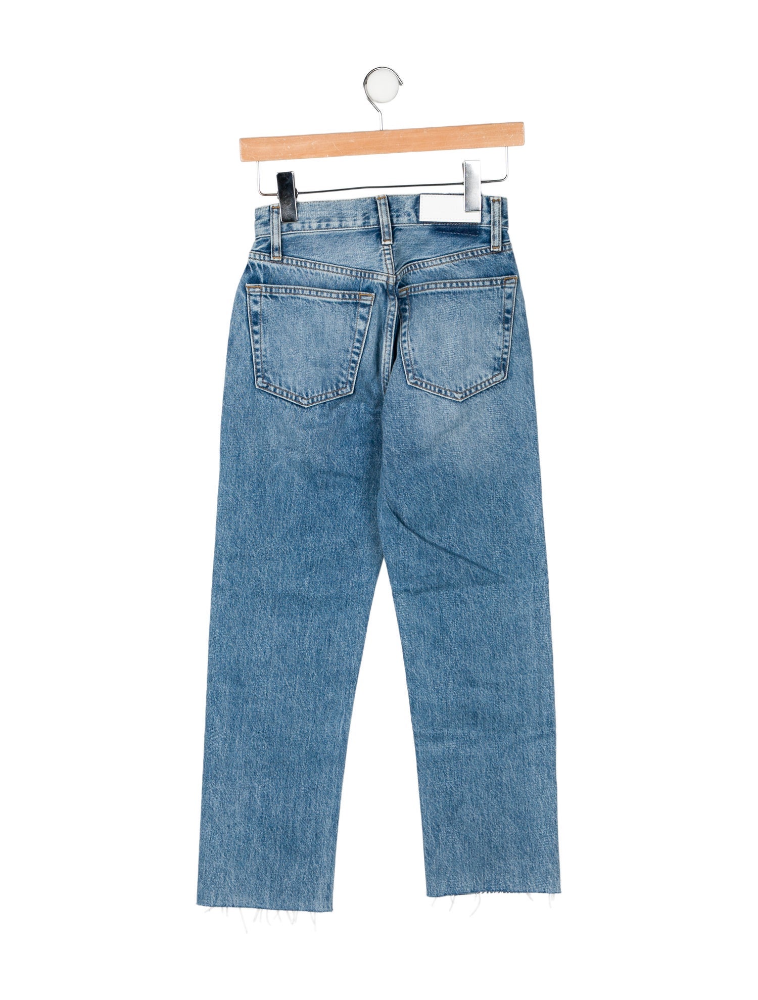 RE/DONE Mid-Rise Straight Leg Jeans