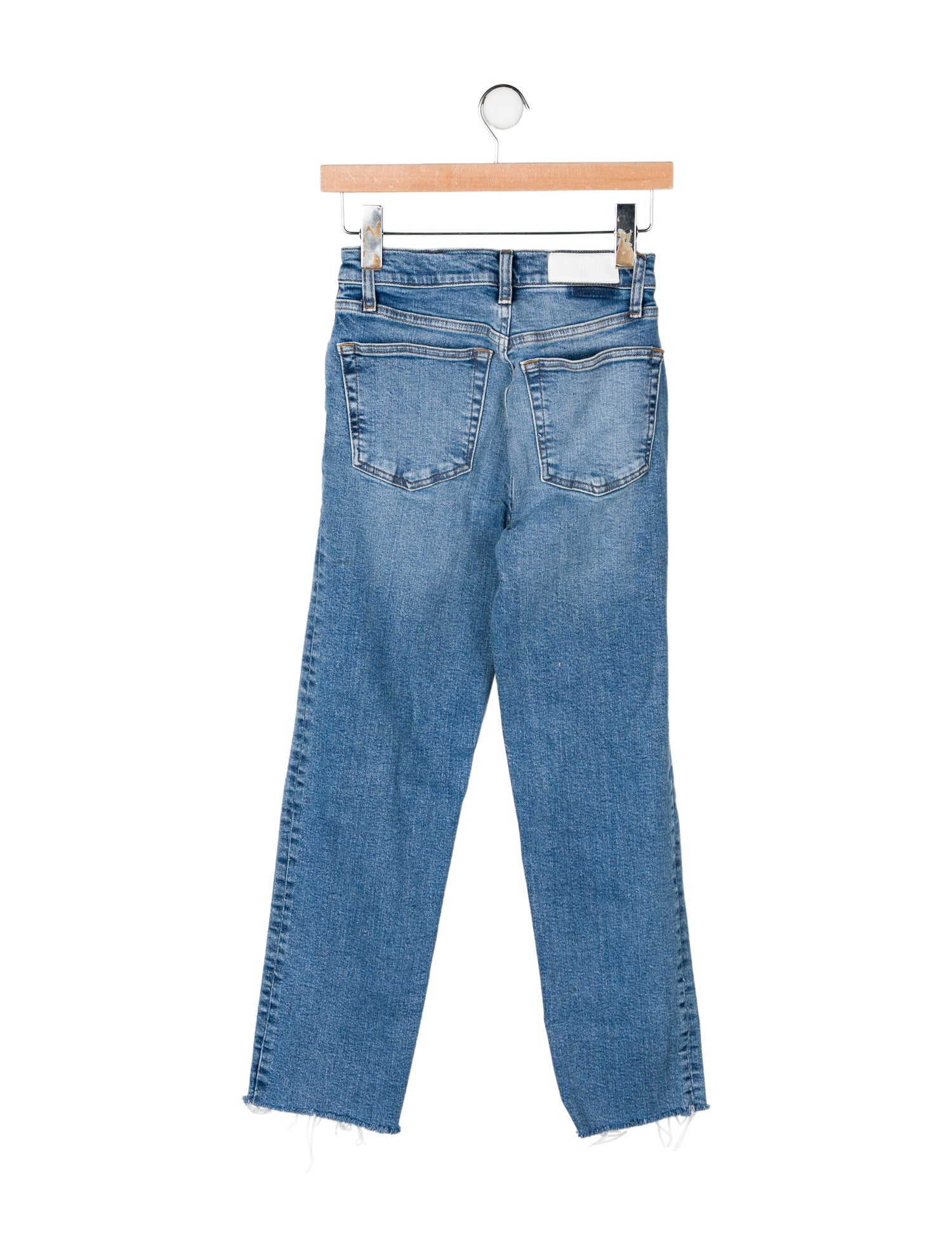RE/DONE Mid-Rise Straight Leg Jeans