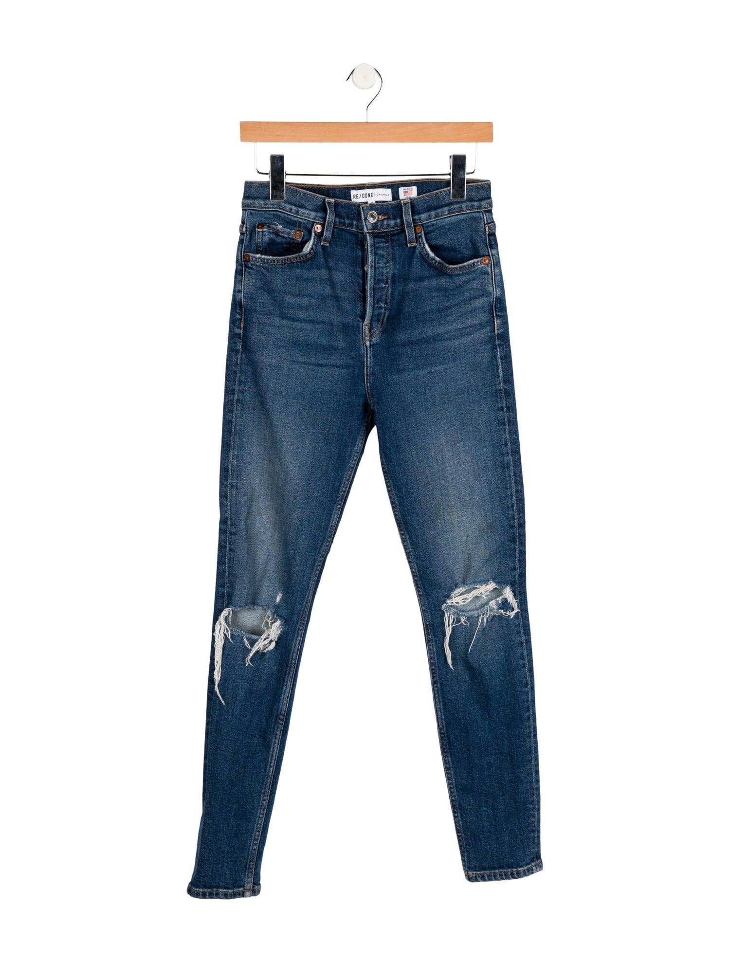 RE/DONE Mid-Rise Skinny Leg Jeans