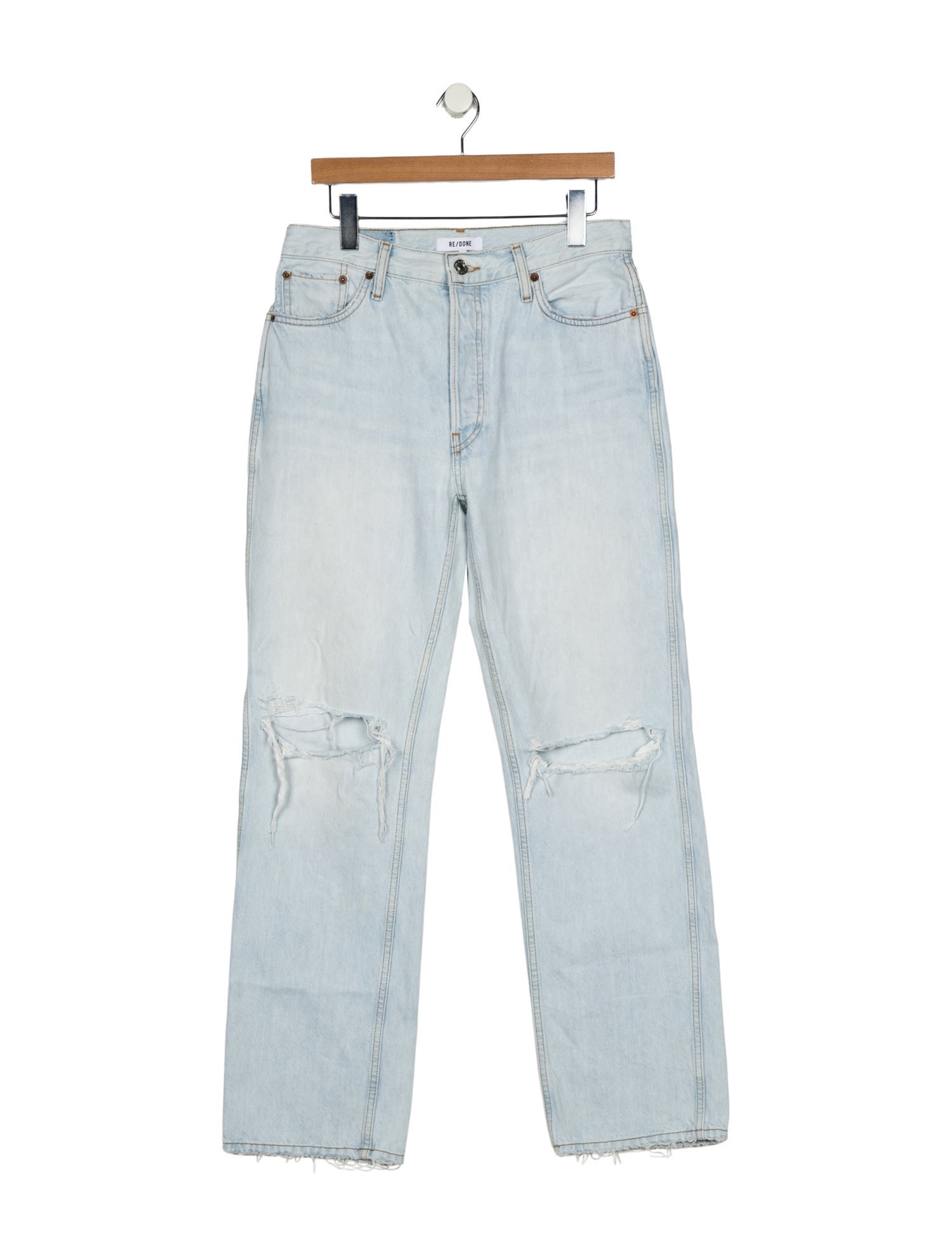 RE/DONE High-Rise Wide Leg Jeans