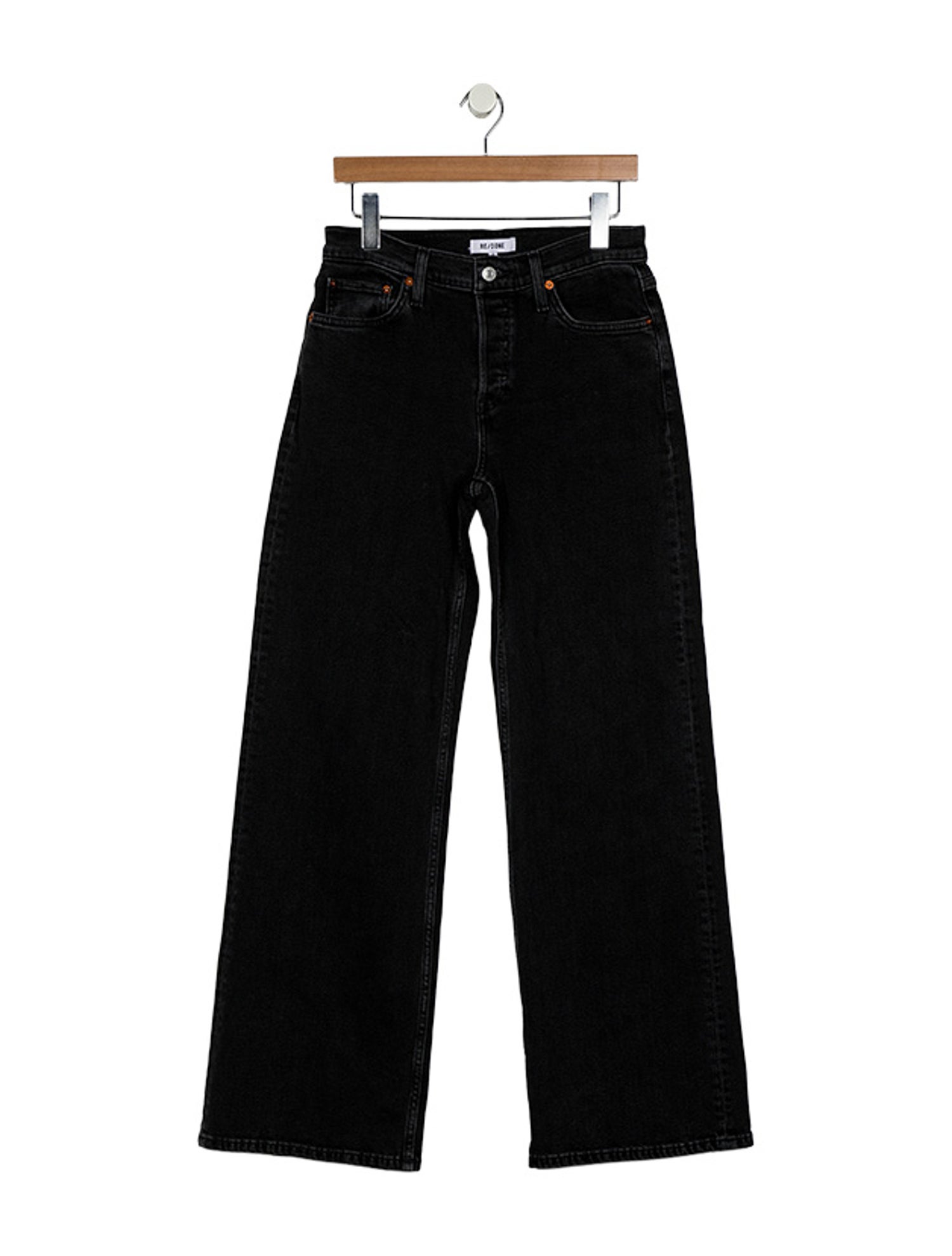 RE/DONE Mid-Rise Wide Leg Jeans