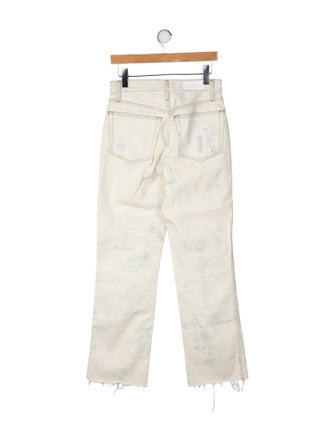 RE/DONE High-Rise Straight Leg Jeans
