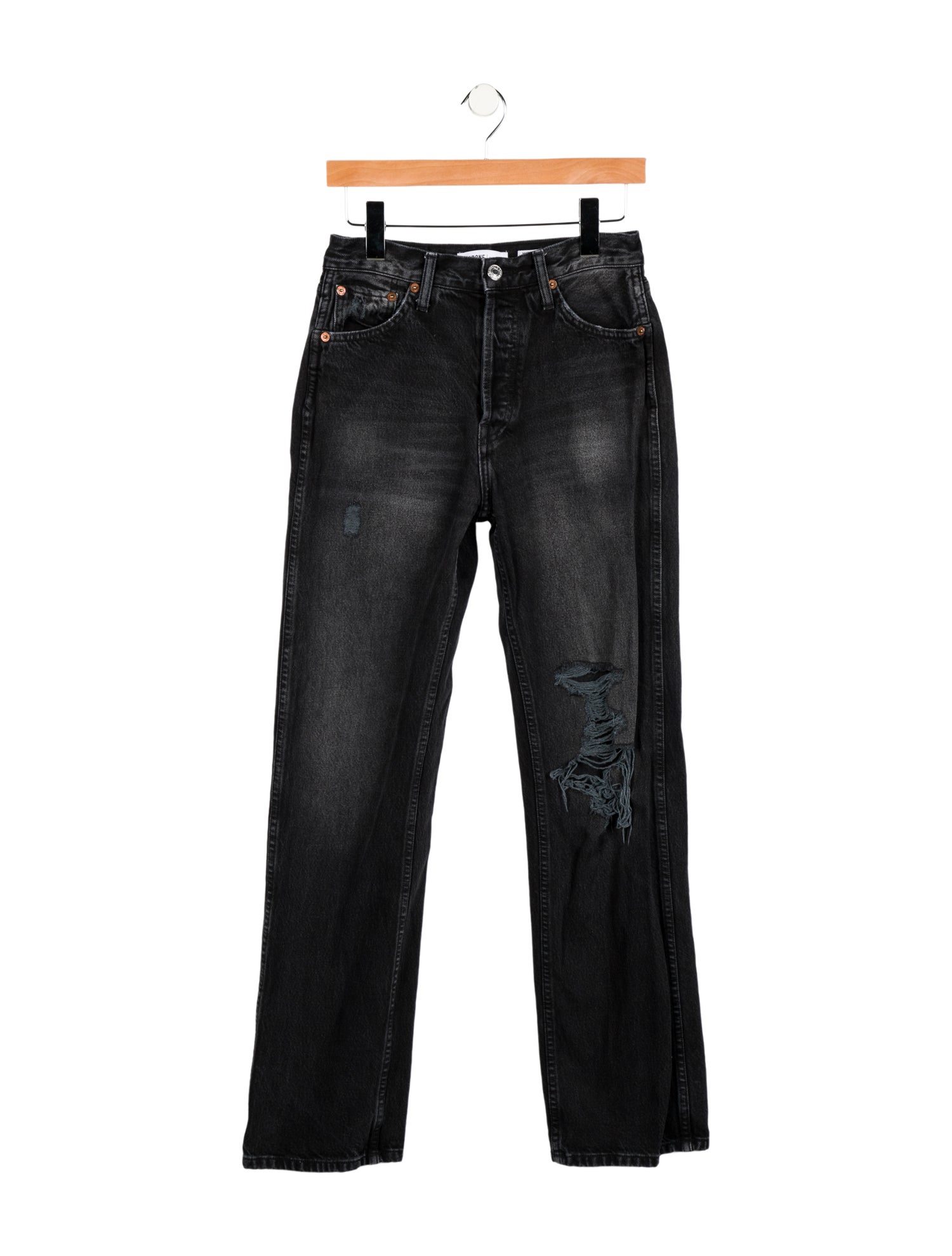 RE/DONE Mid-Rise Straight Leg Jeans