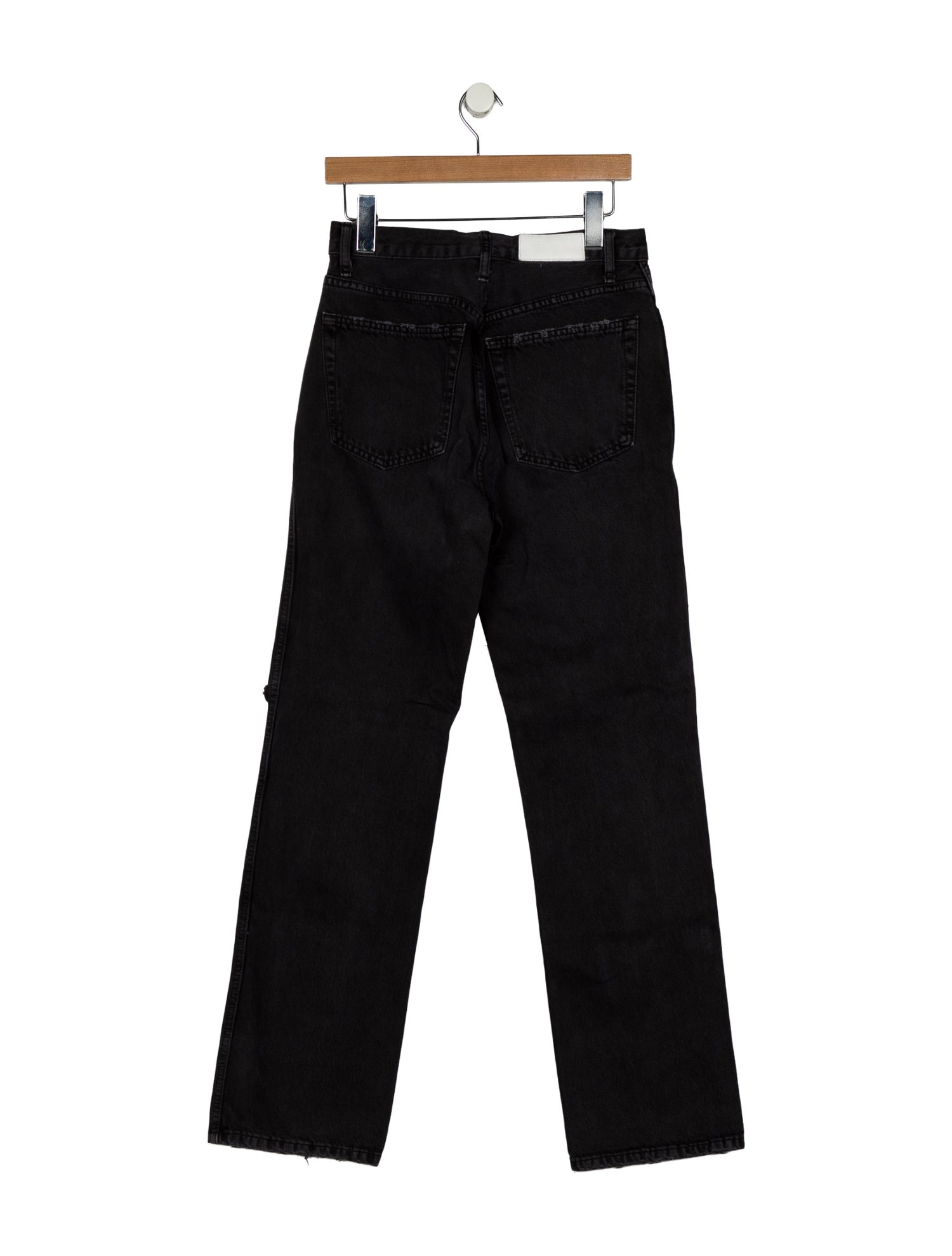 RE/DONE High-Rise Straight Leg Jeans