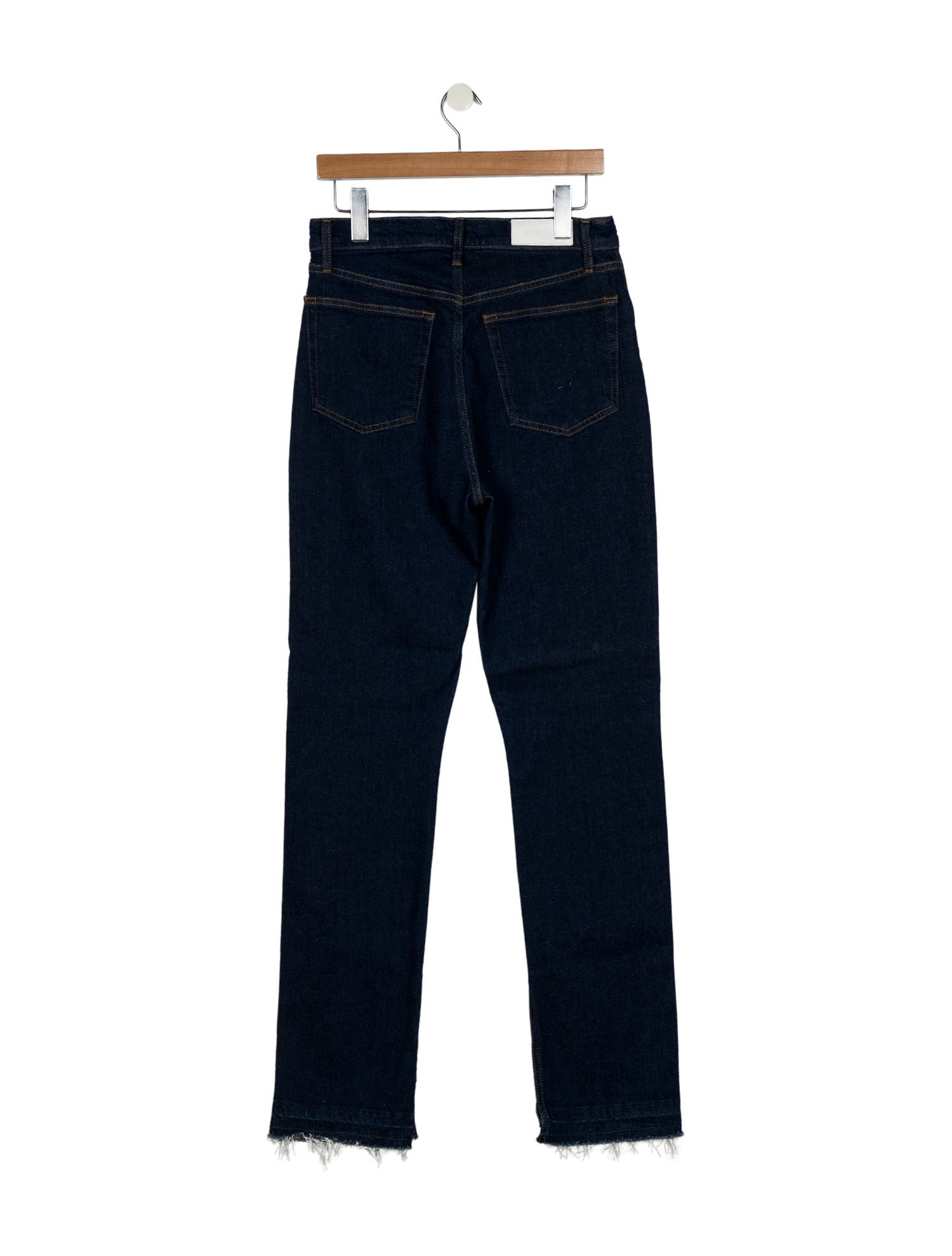 RE/DONE High-Rise Straight Leg Jeans