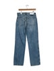 RE/DONE High-Rise Straight Leg Jeans