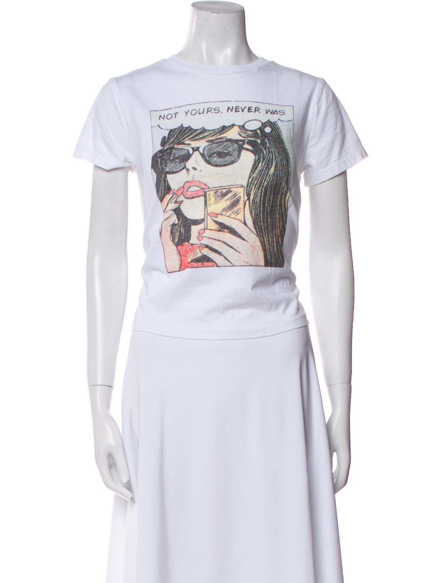 RE/DONE Graphic Print Crew Neck T-Shirt