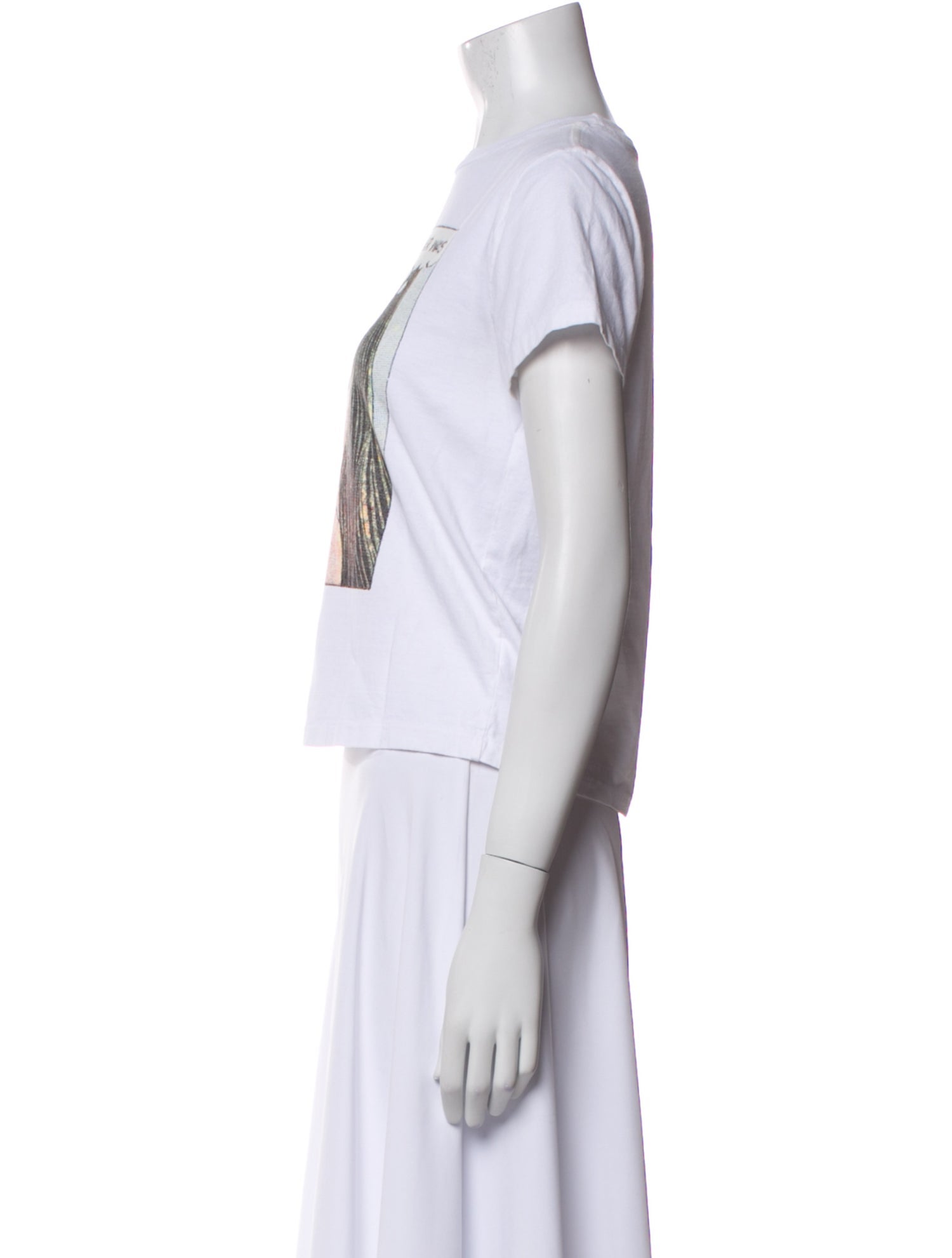 RE/DONE Graphic Print Crew Neck T-Shirt