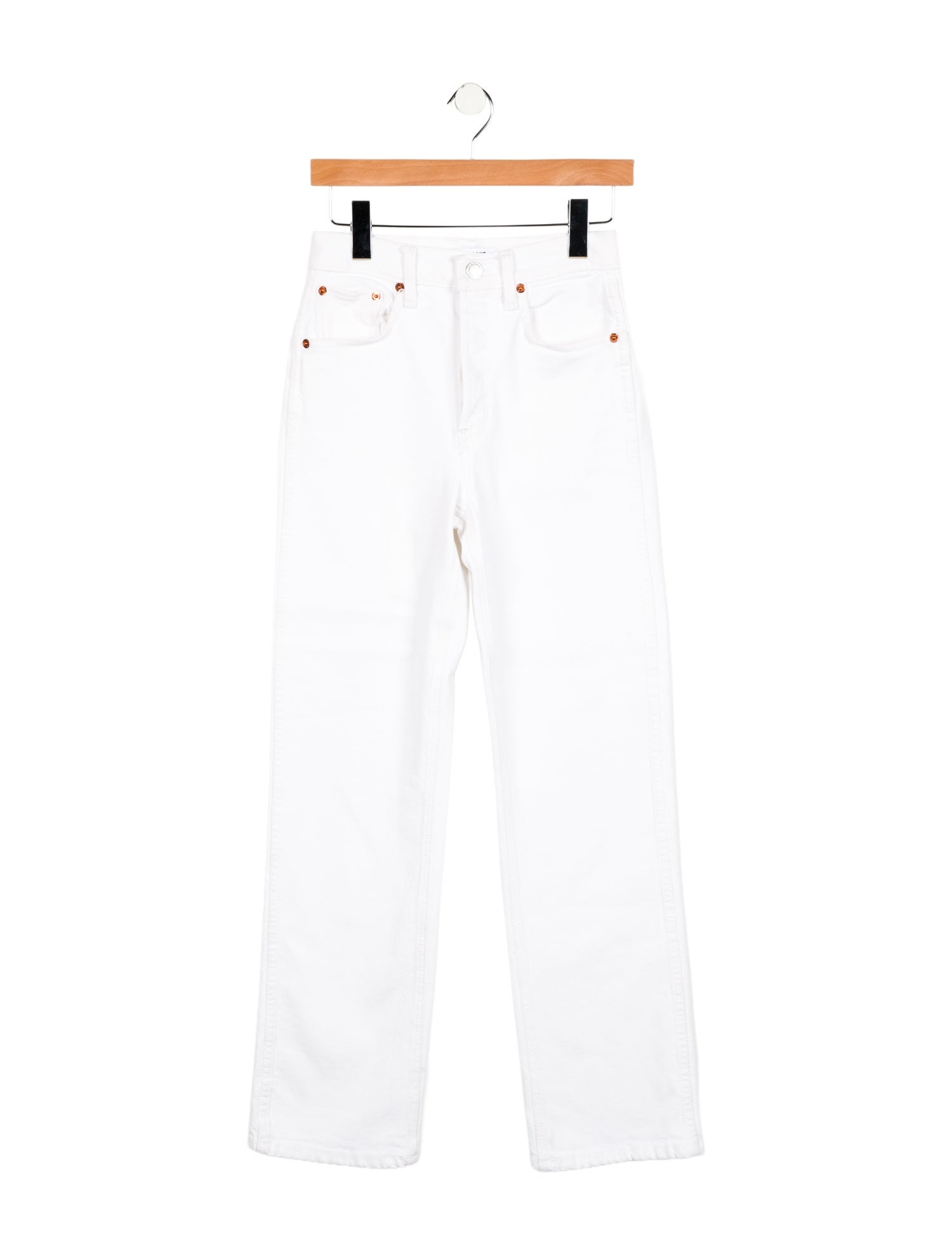 RE/DONE Mid-Rise Straight Leg Jeans