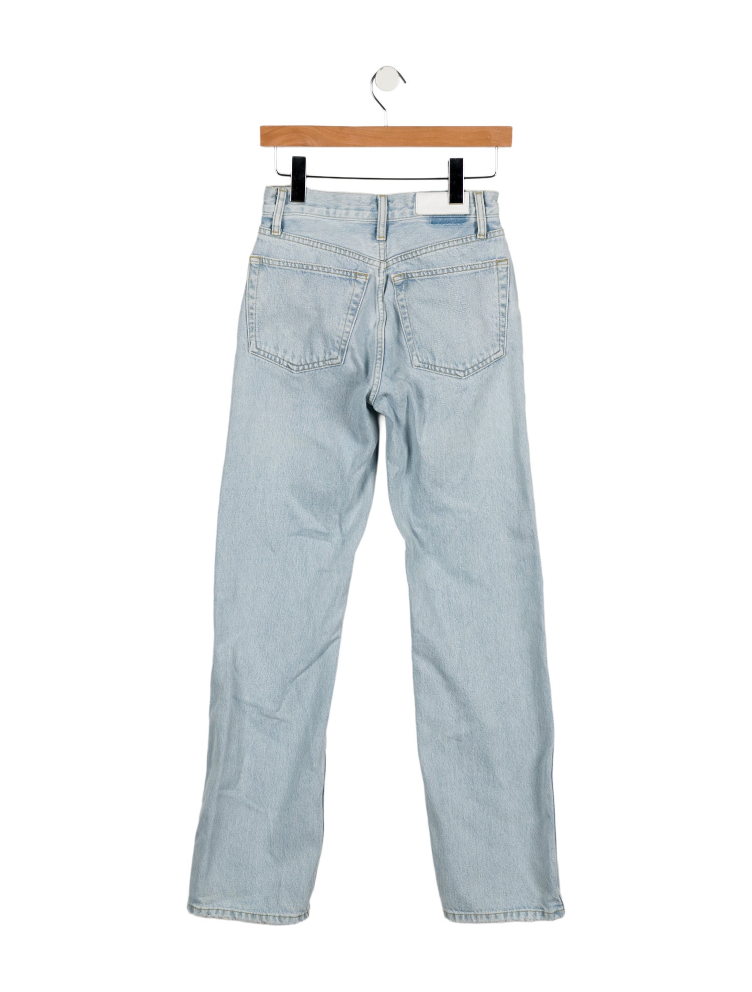 RE/DONE Mid-Rise Straight Leg Jeans
