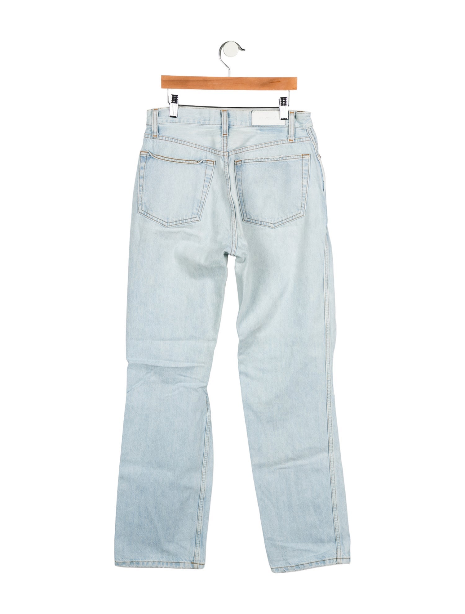RE/DONE Mid-Rise Straight Leg Jeans