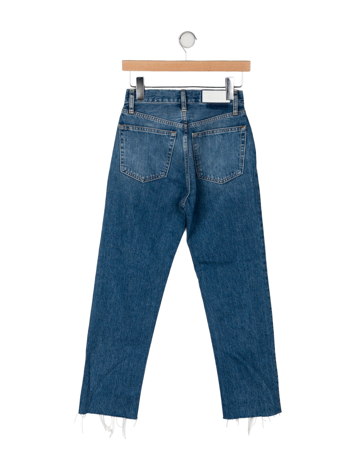 RE/DONE Mid-Rise Straight Leg Jeans