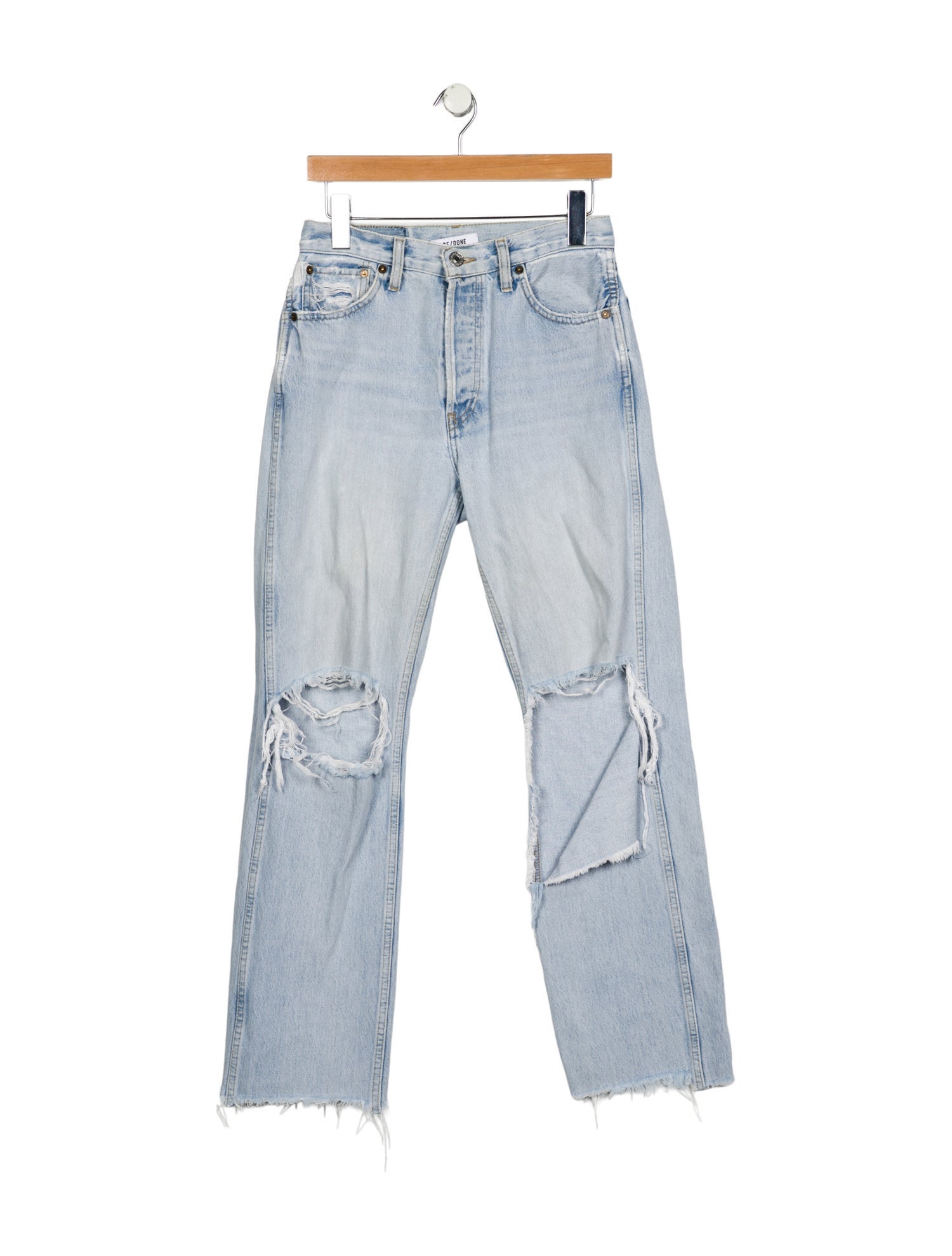 RE/DONE Mid-Rise Wide Leg Jeans