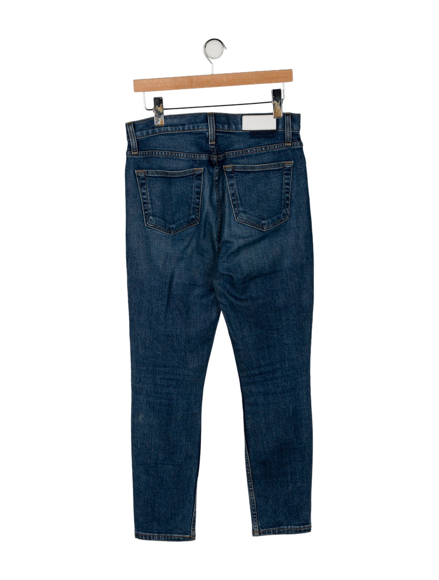 RE/DONE High-Rise Straight Leg Jeans