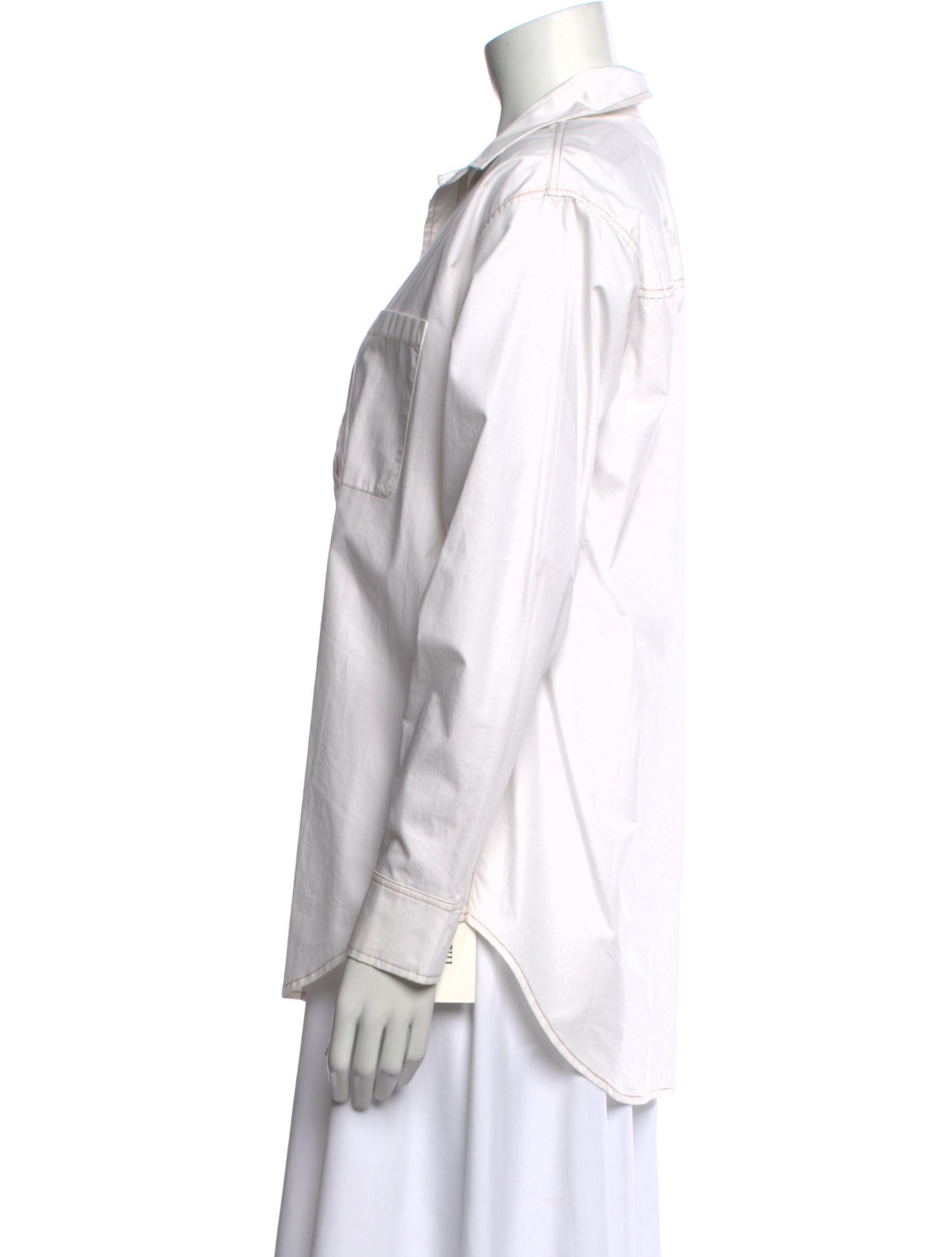 RE/DONE Long Sleeve Button-Up Top