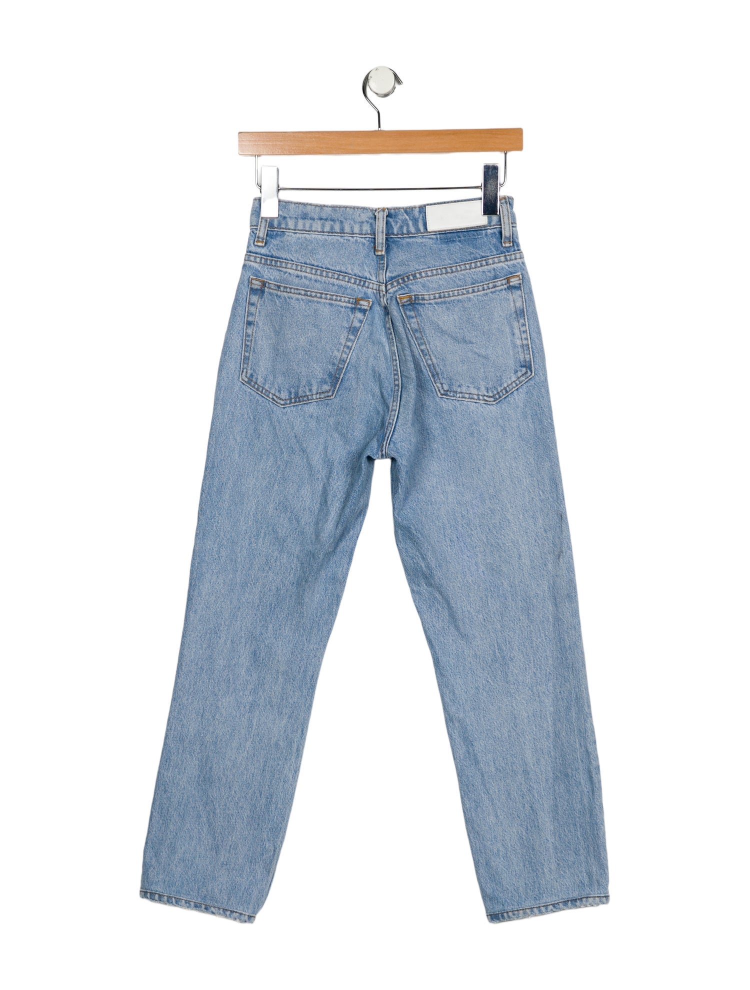 RE/DONE Mid-Rise Straight Leg Jeans