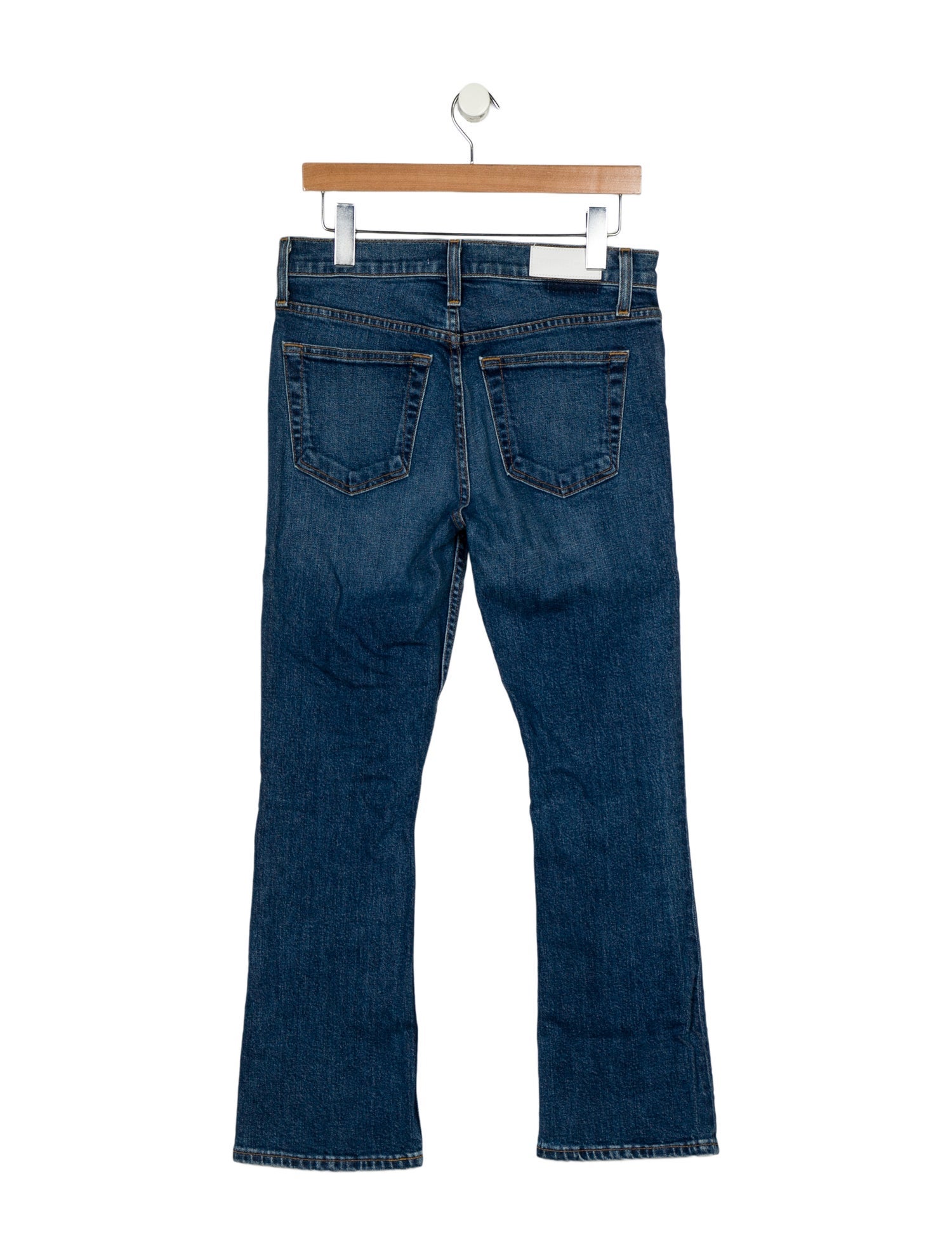 RE/DONE Mid-Rise Straight Leg Jeans