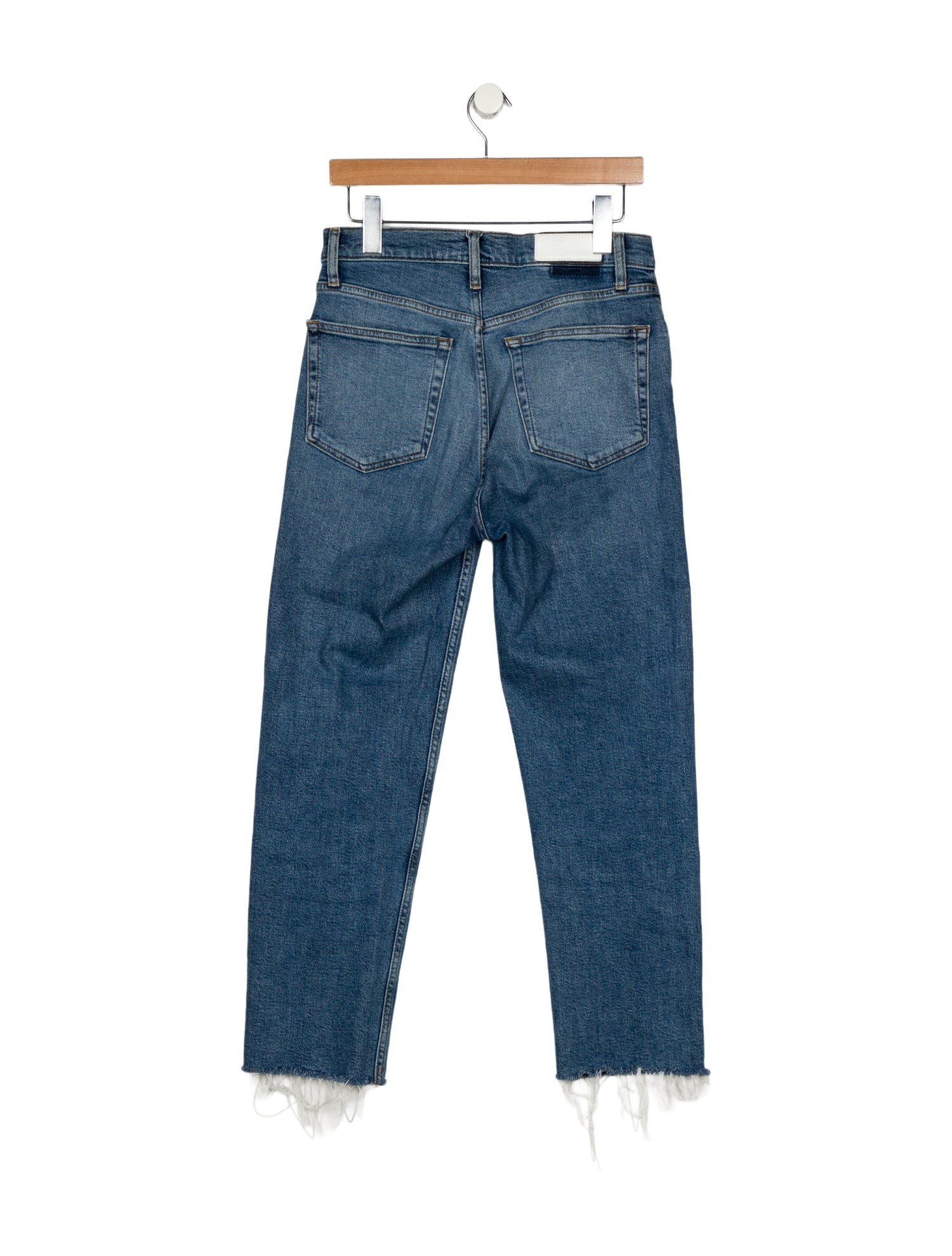 RE/DONE Mid-Rise Straight Leg Jeans