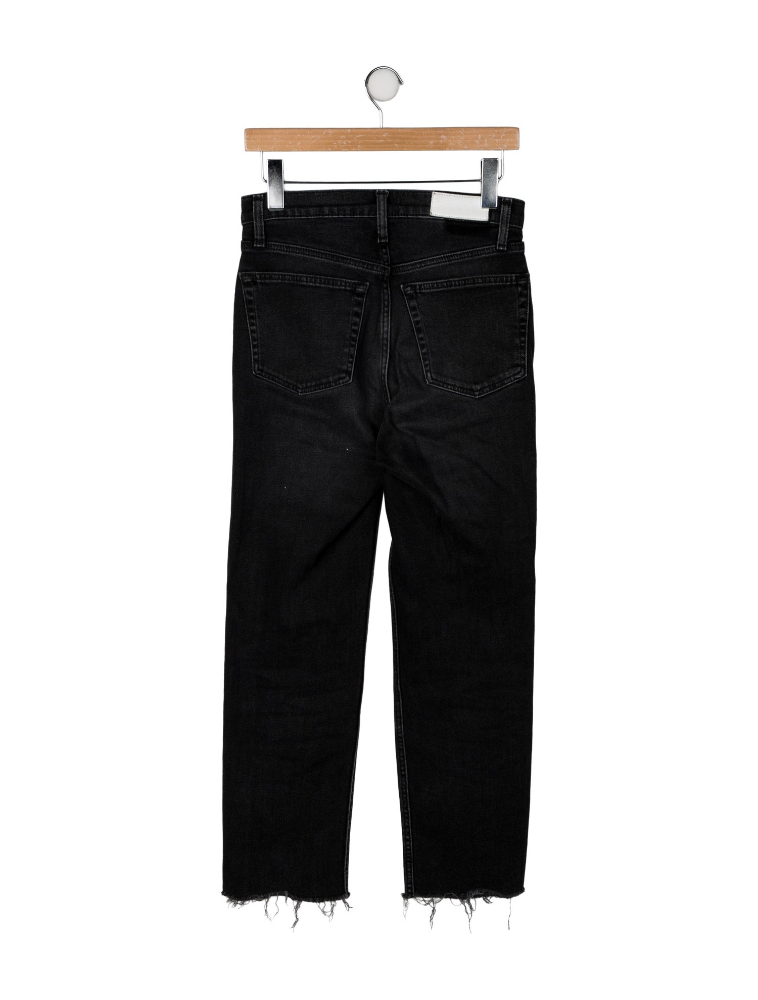RE/DONE High-Rise Straight Leg Jeans