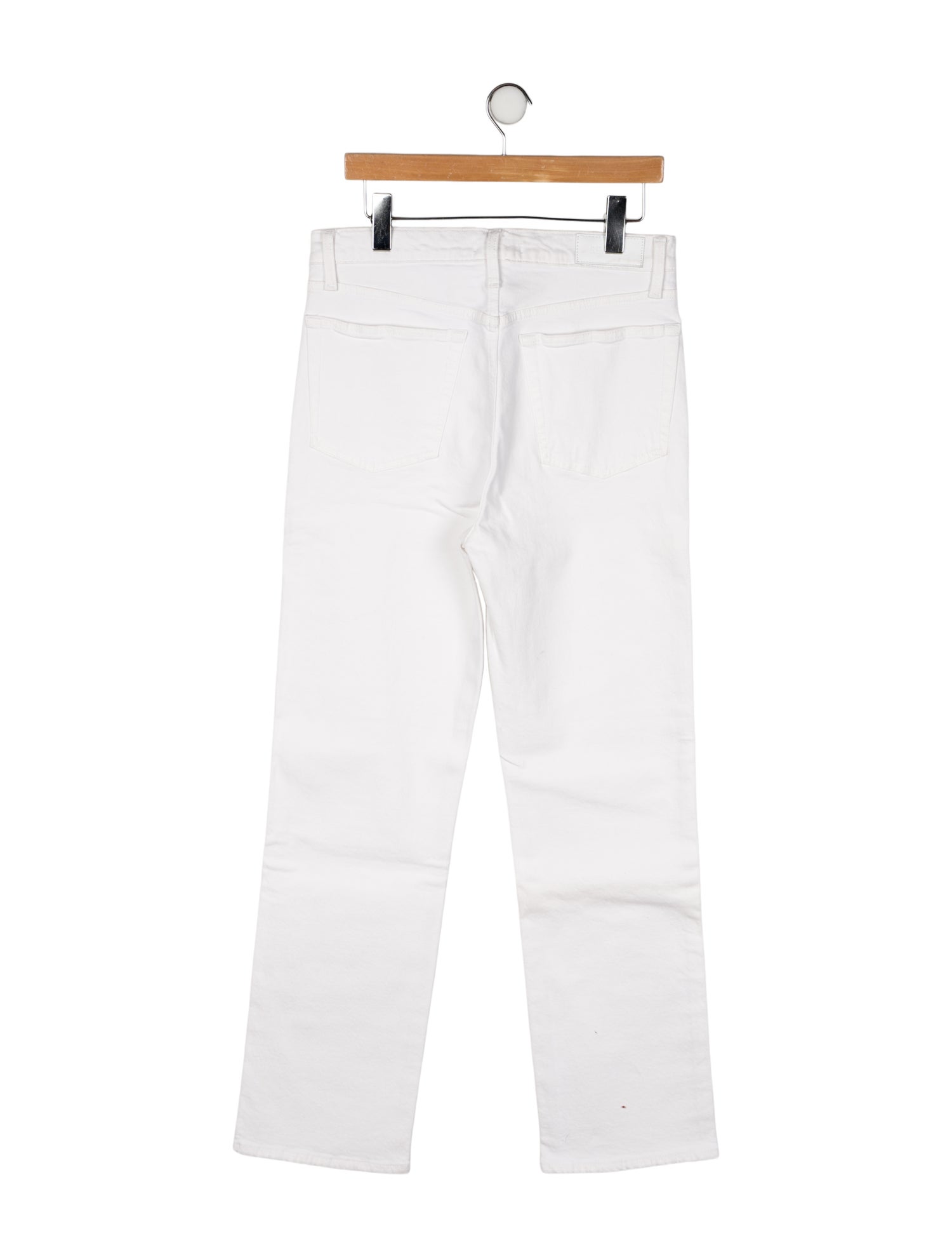 RE/DONE High-Rise Straight Leg Jeans