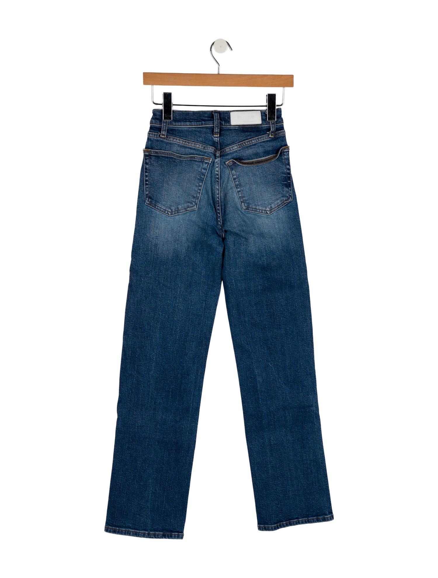 RE/DONE Mid-Rise Straight Leg Jeans