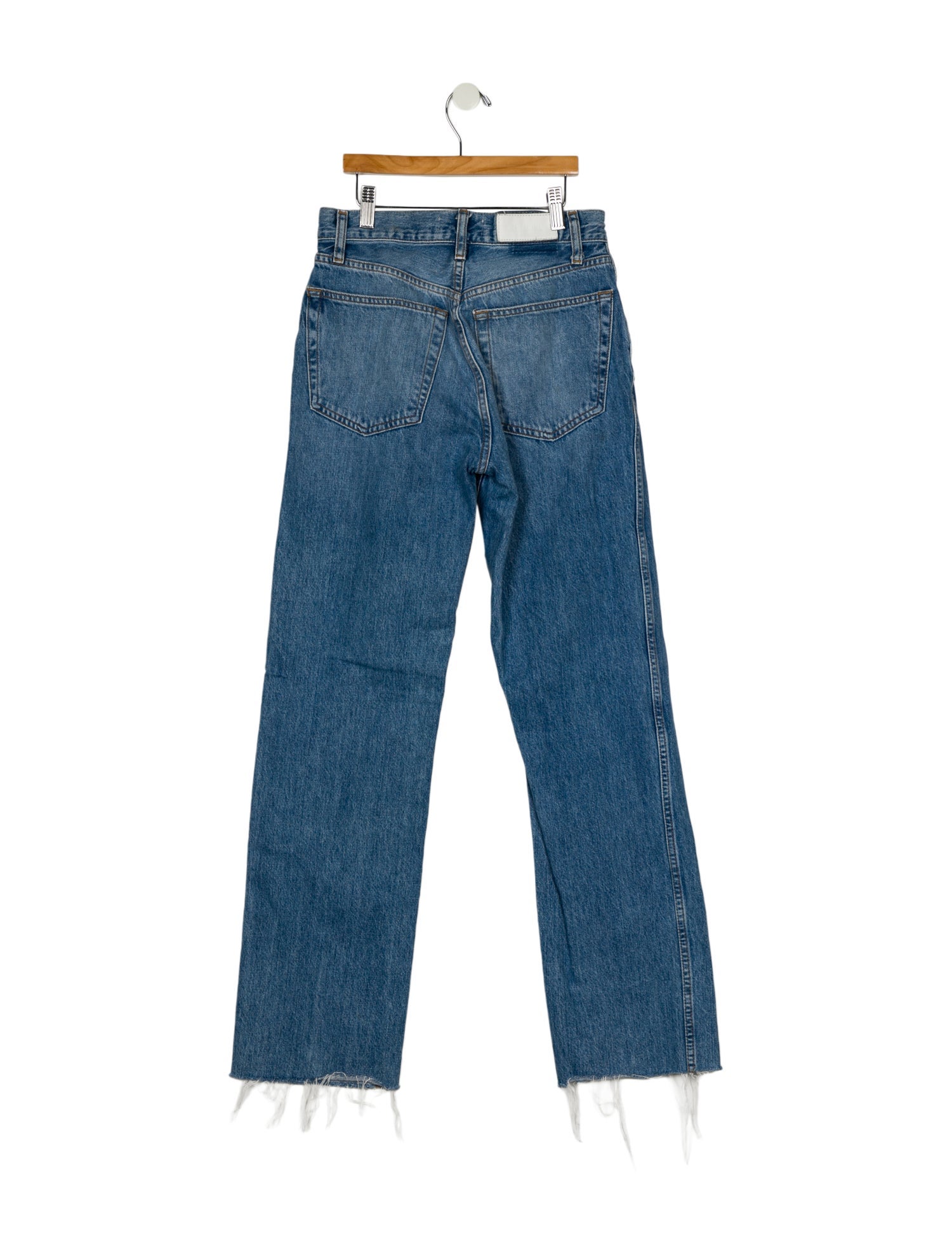 RE/DONE Mid-Rise Wide Leg Jeans