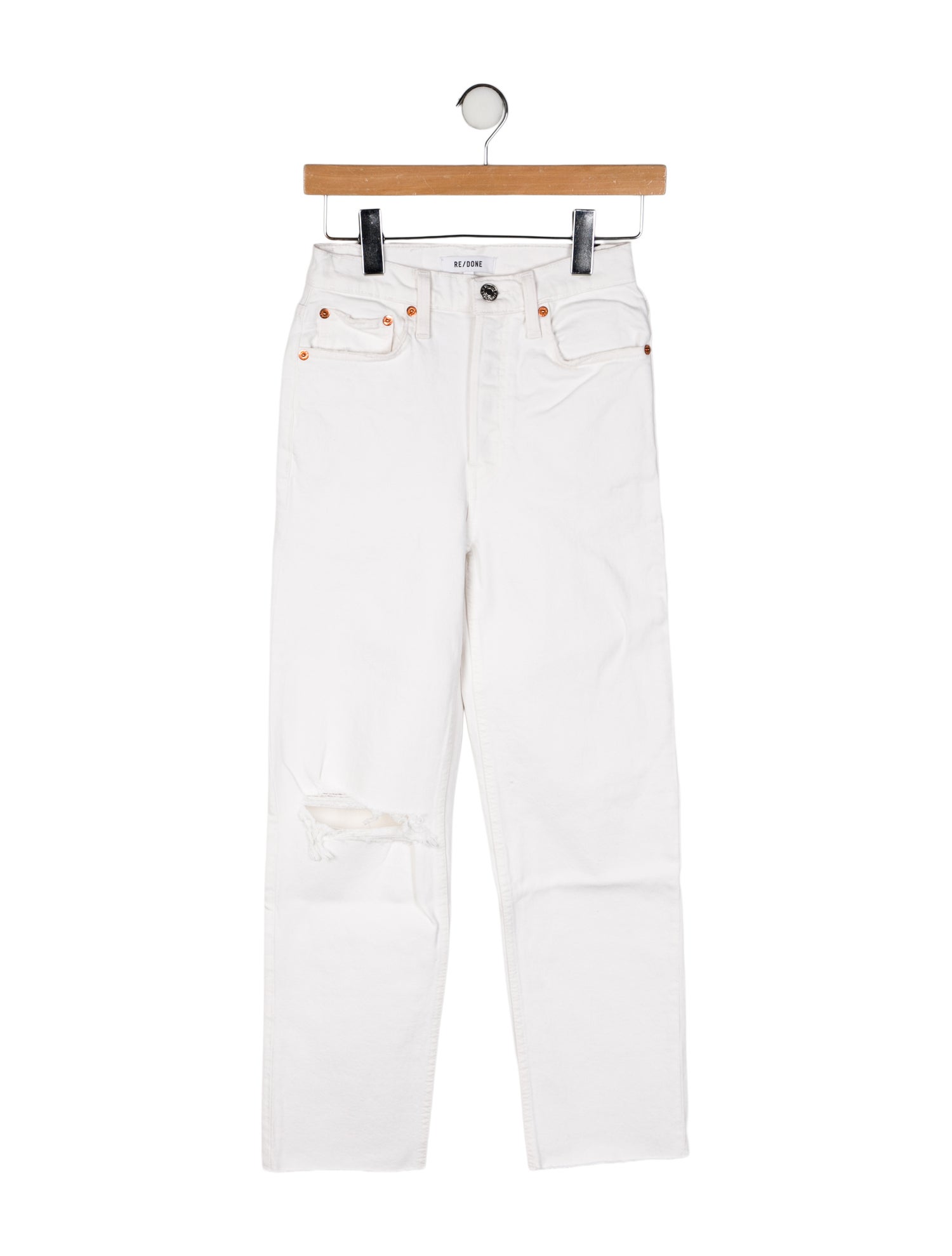 RE/DONE High-Rise Straight Leg Jeans w/ Tags